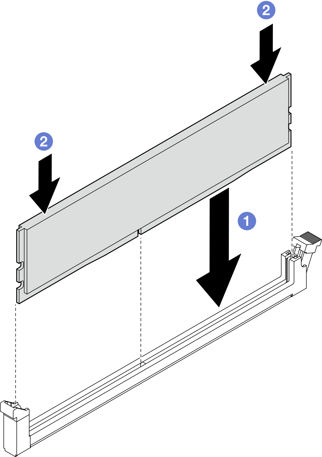 Installing a memory module