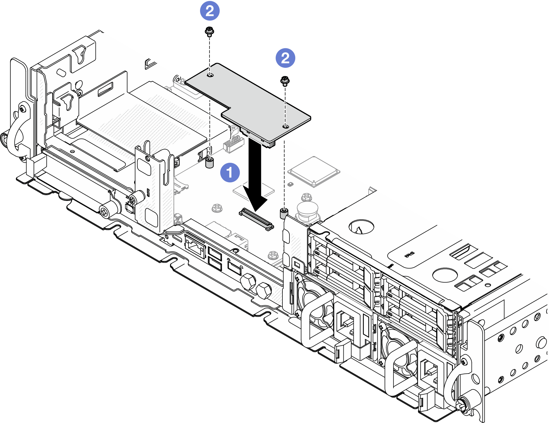 Firmware and RoT security module installation