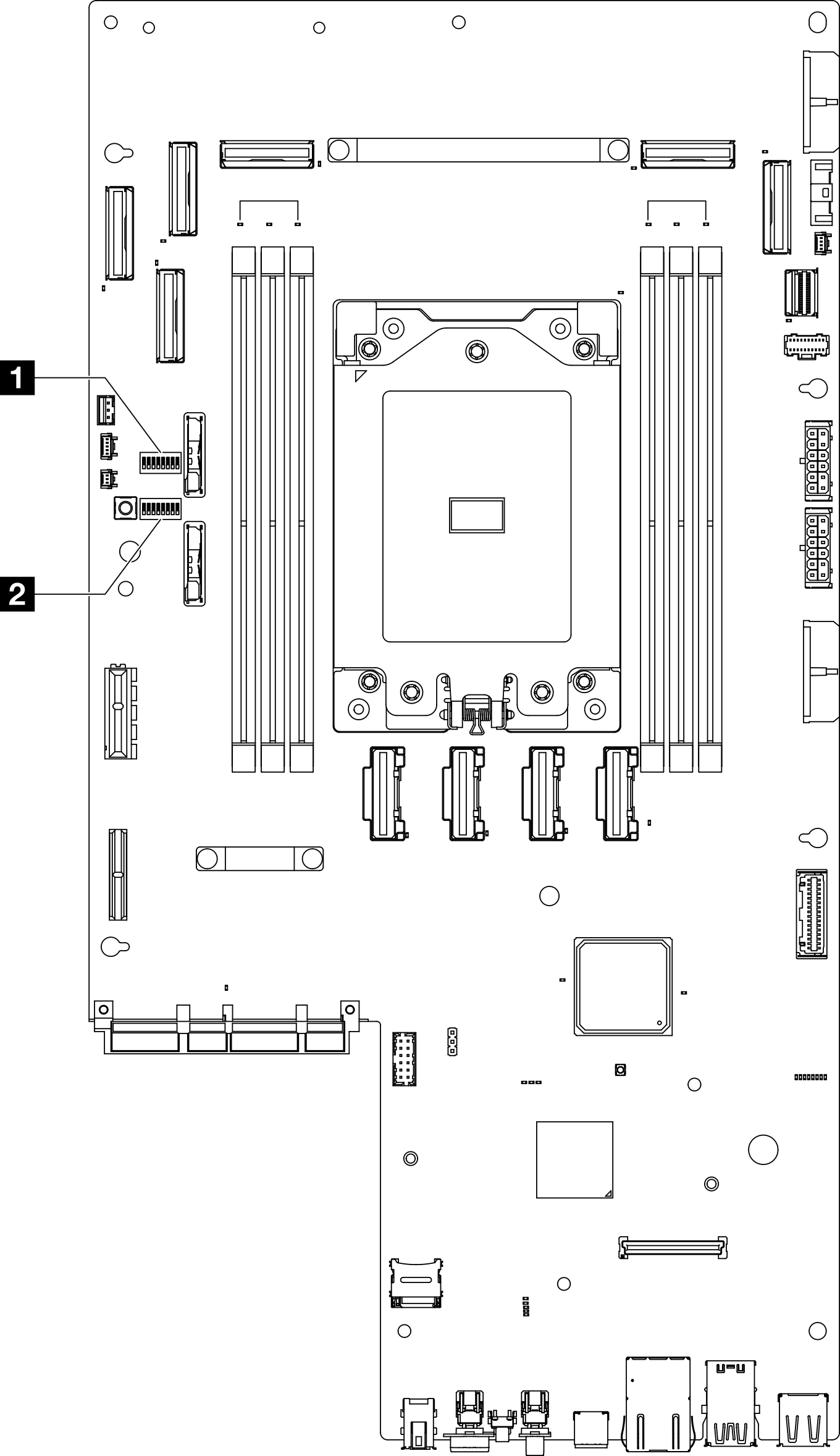 System-board switches