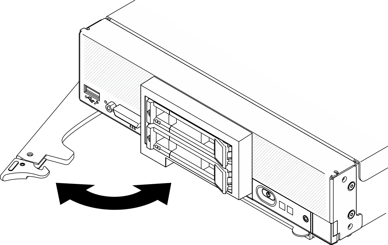 Compute node installation to chassis