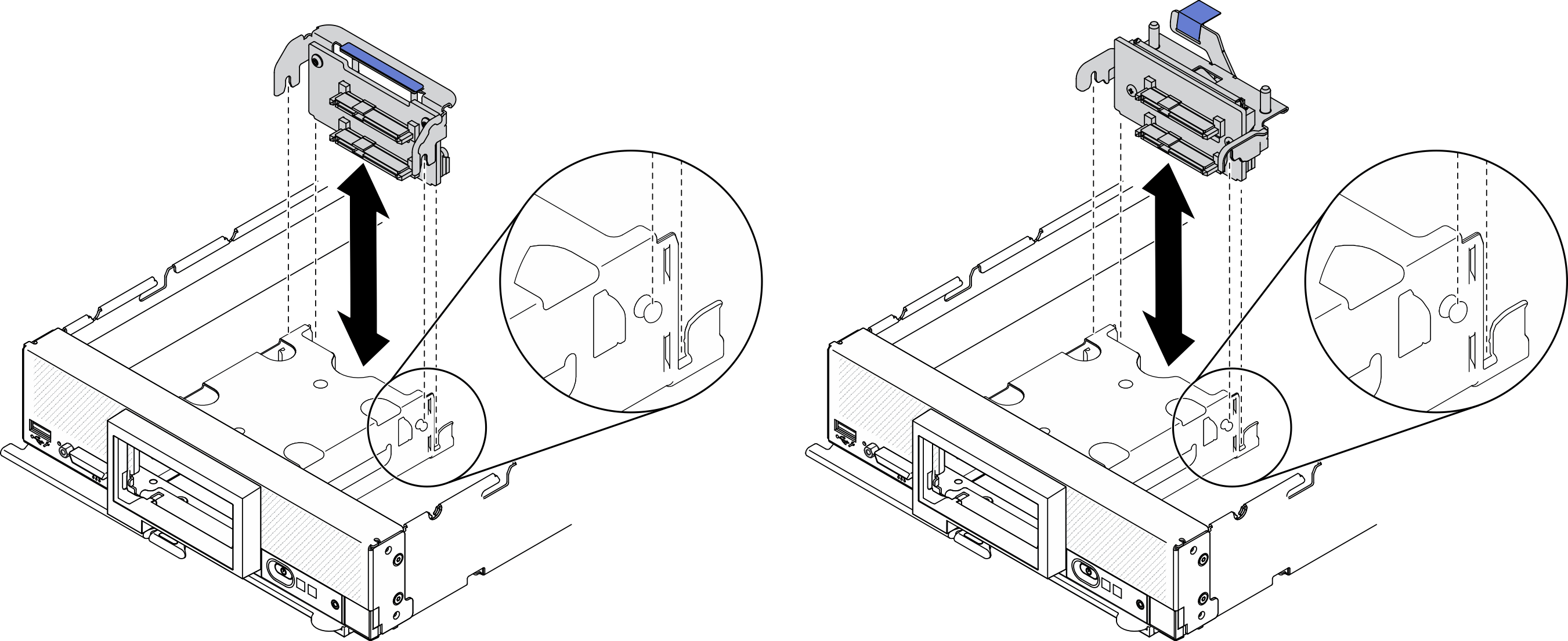 2.5-inch drive backplane installation