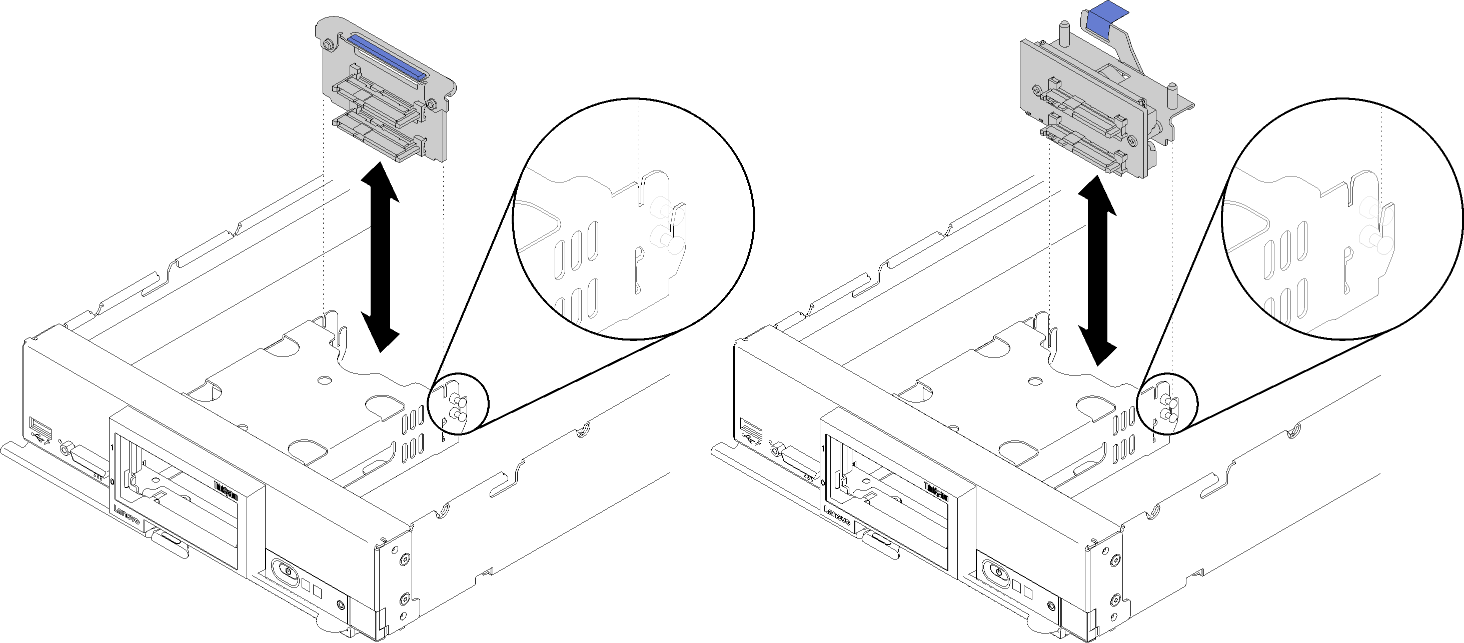 2.5-inch drive backplane installation