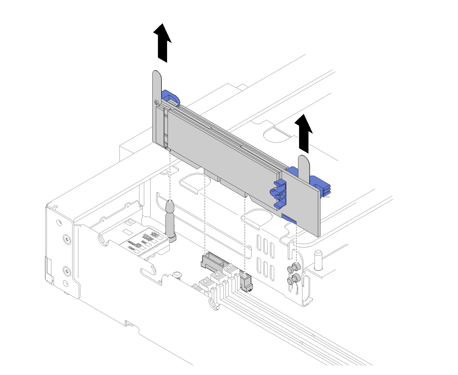 M.2 backplane removal