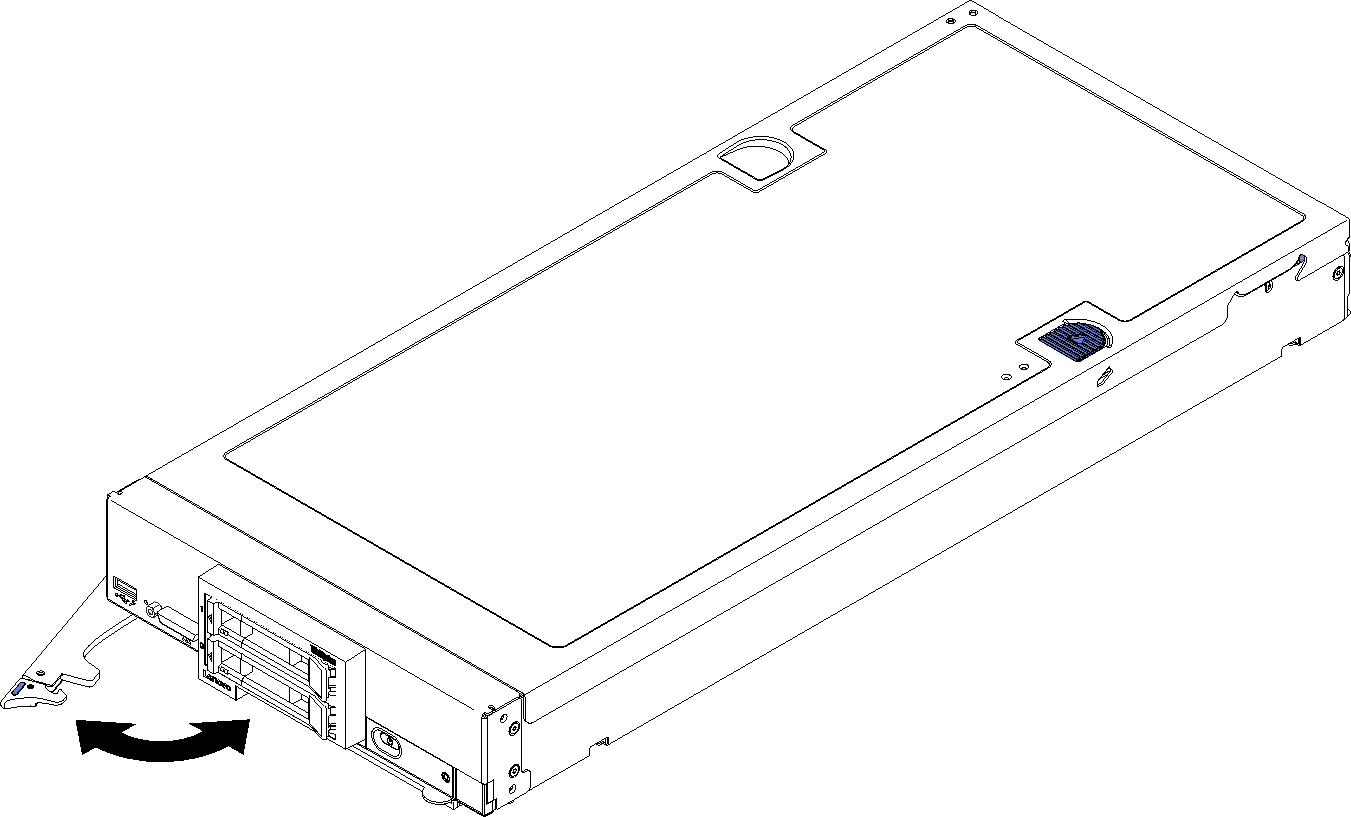 Compute node removal from chassis