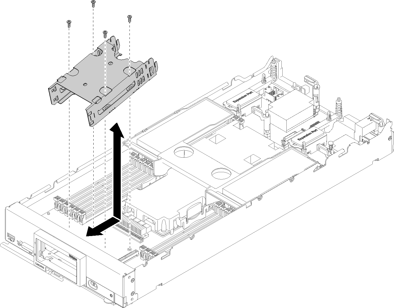 storage cage installation