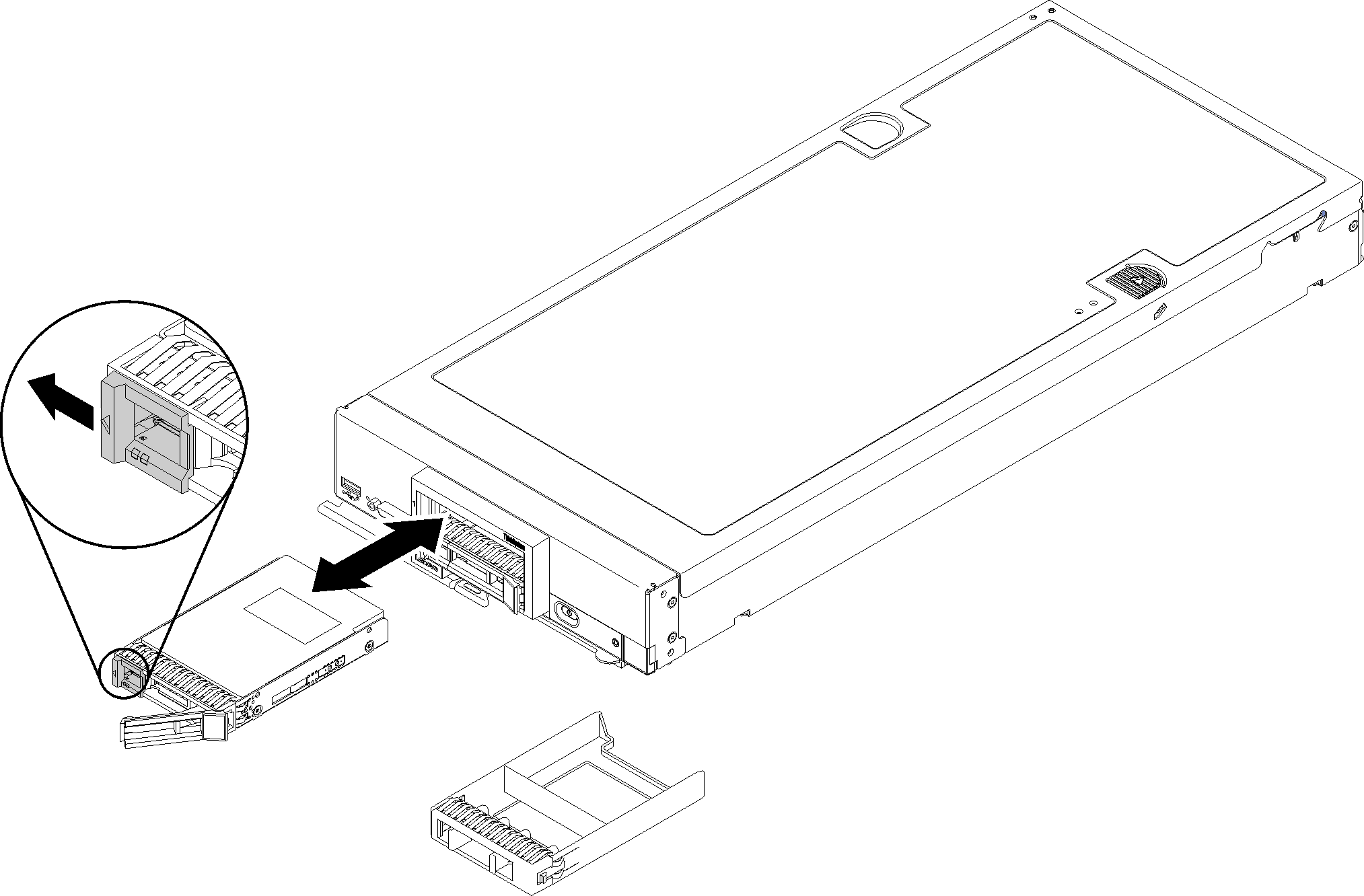 Hot-swap drive installation