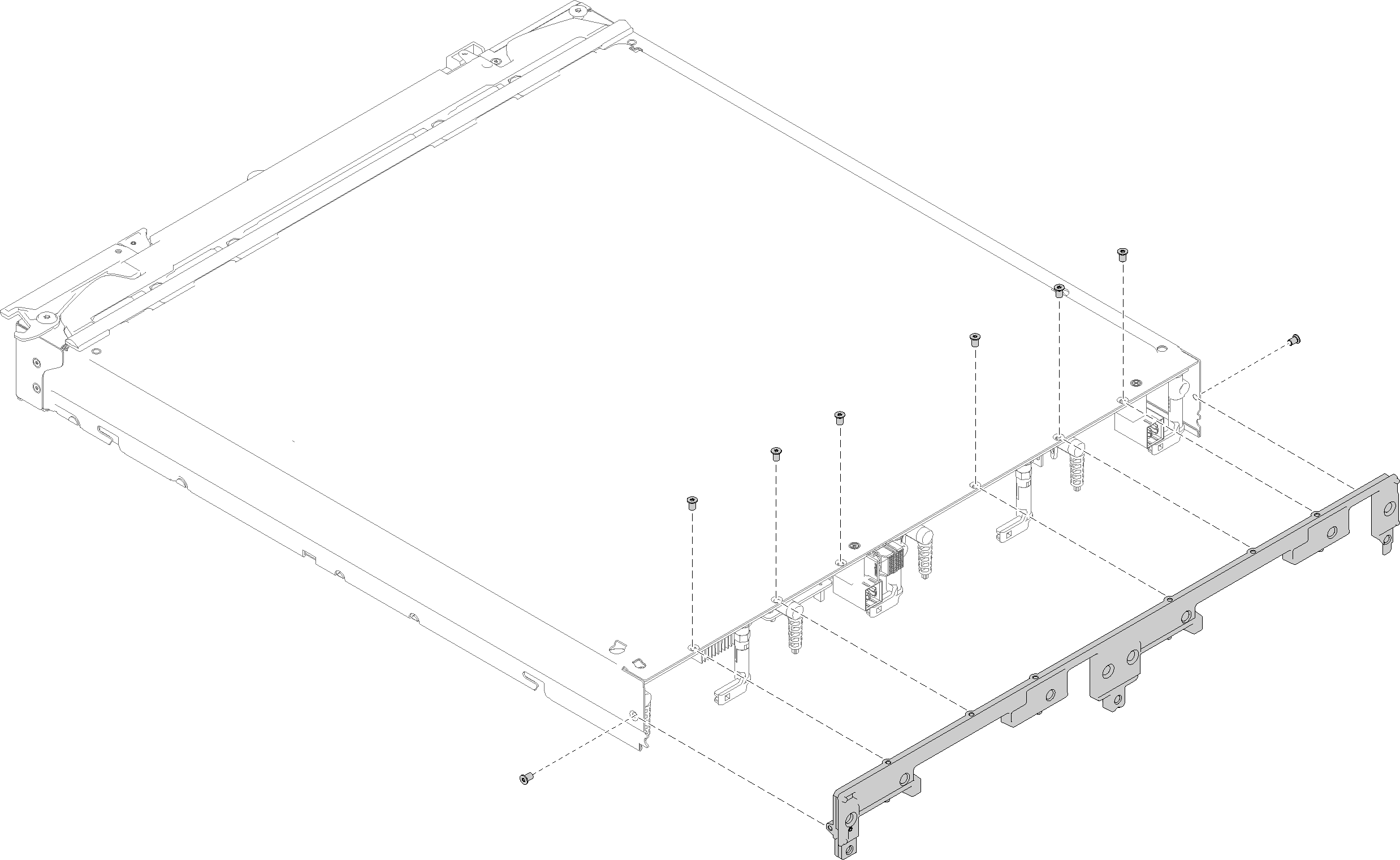 Graphic illustrating installing the bulkhead