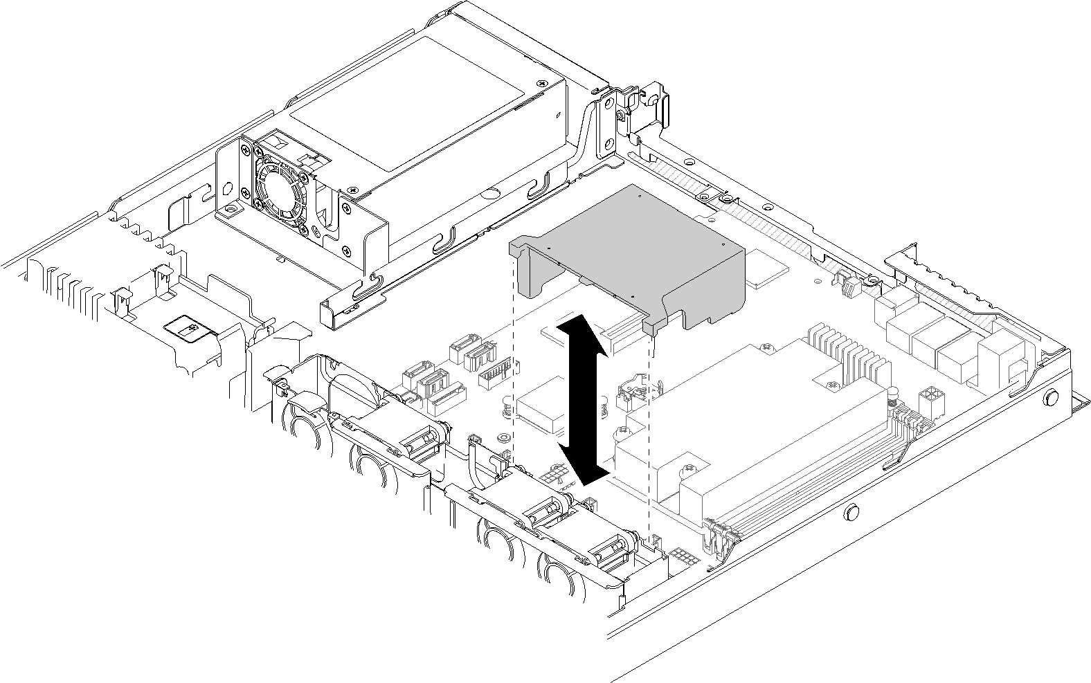 Air baffle removal