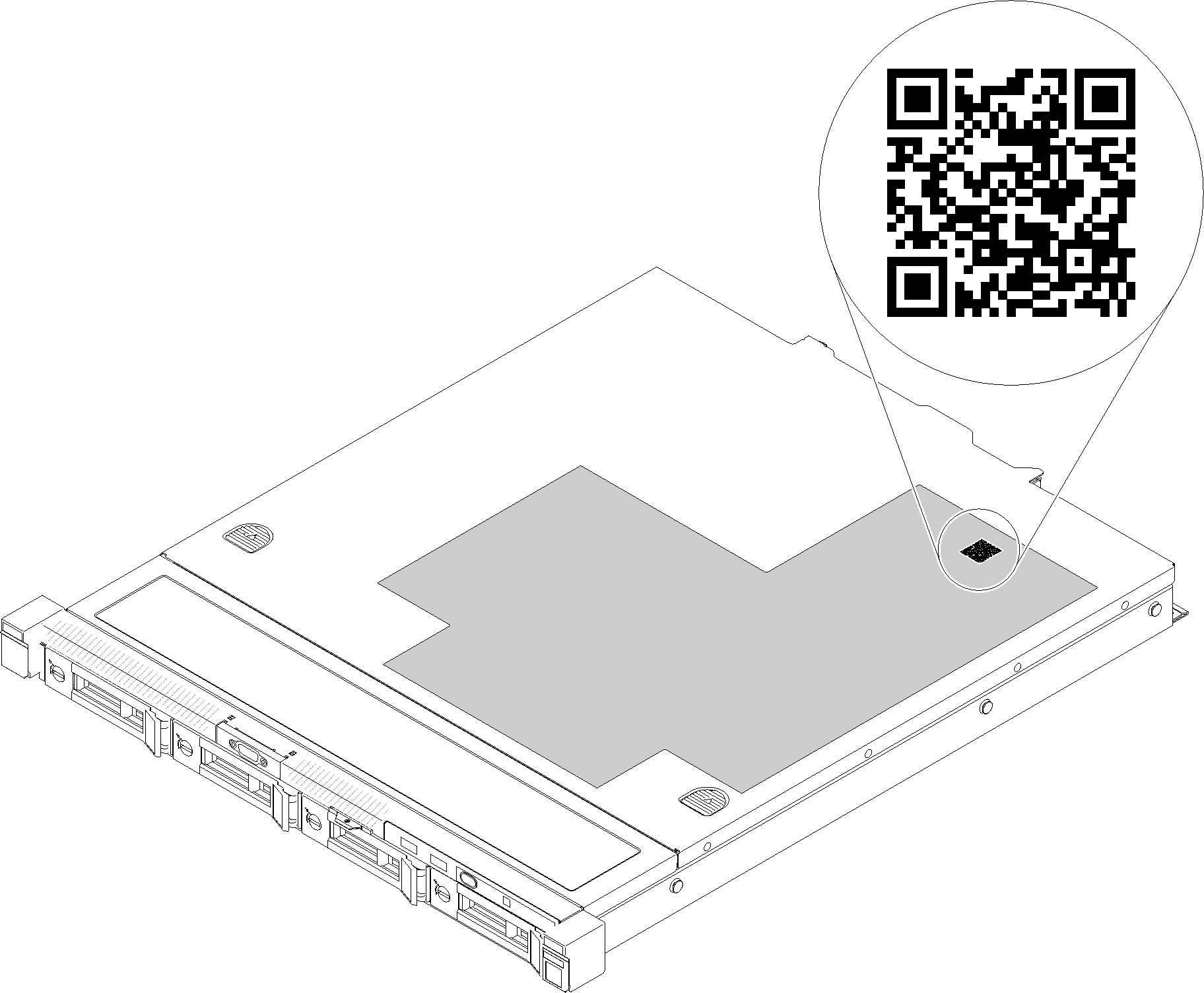 ThinkSystem SR150 QR code