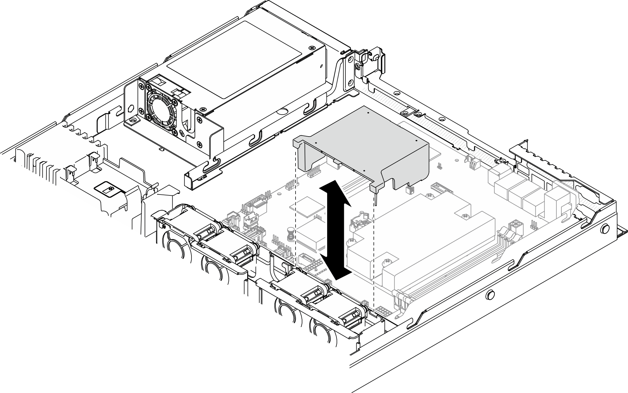 Air baffle removal