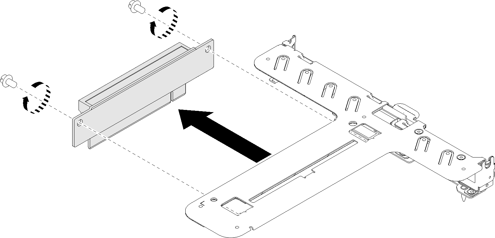 PCIe riser card removal