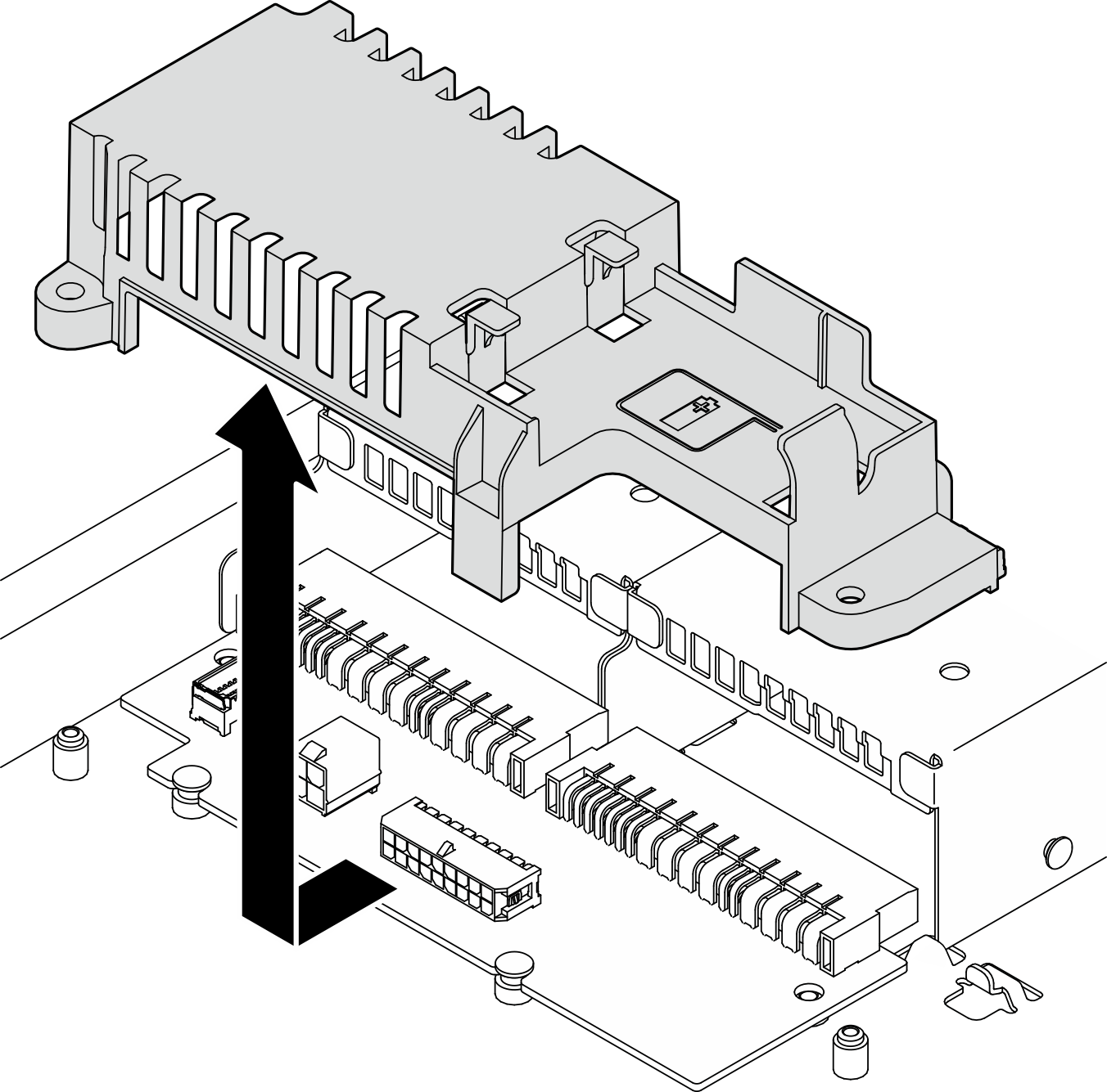 Power distribution board cover removal