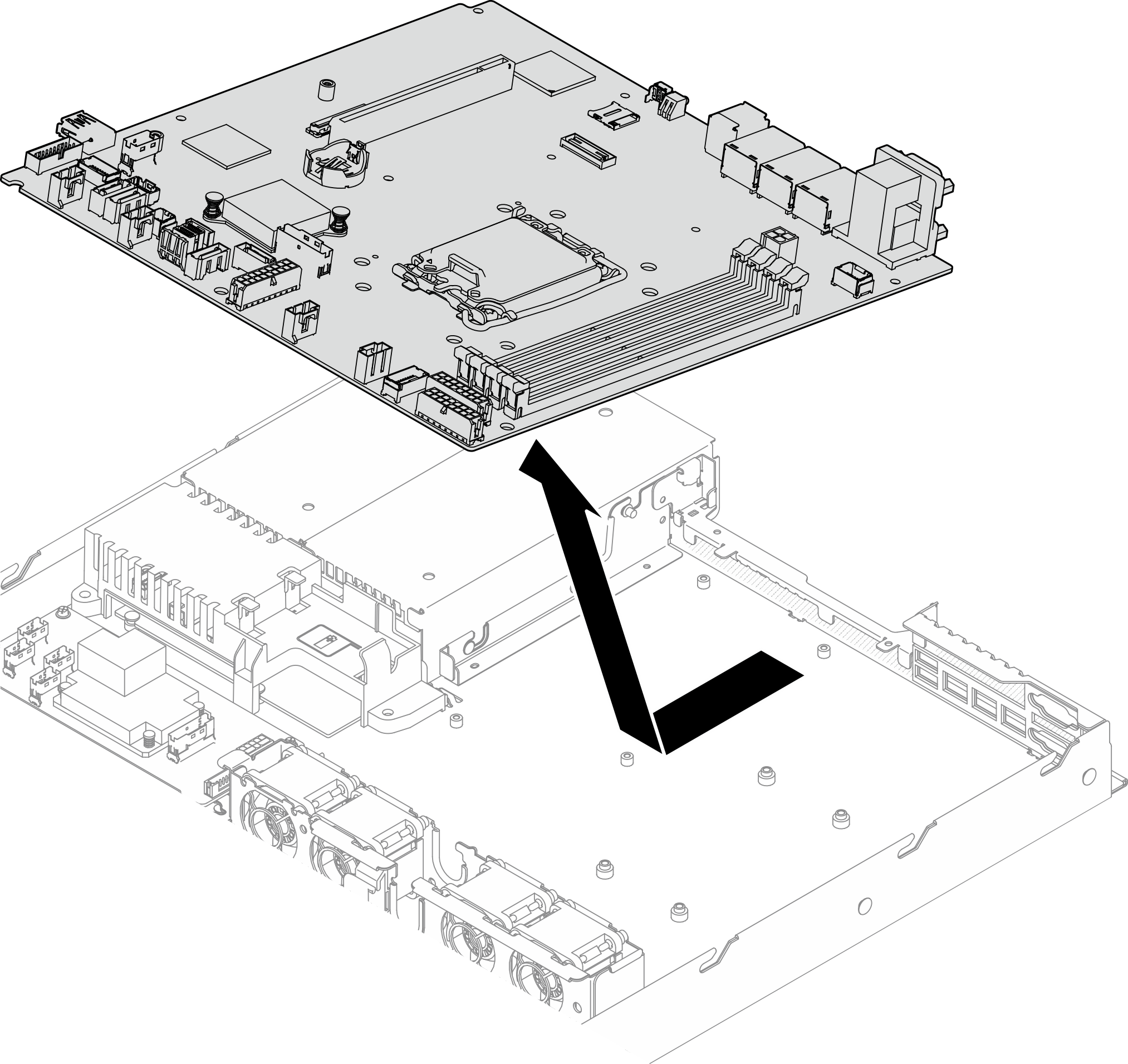 System board removal