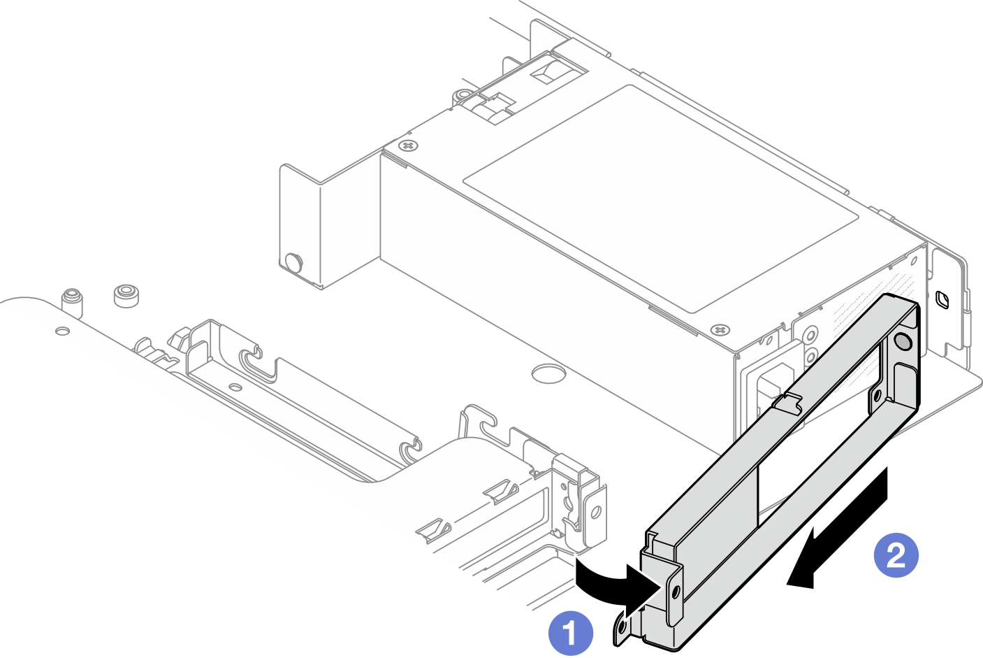 Rear bracket removal