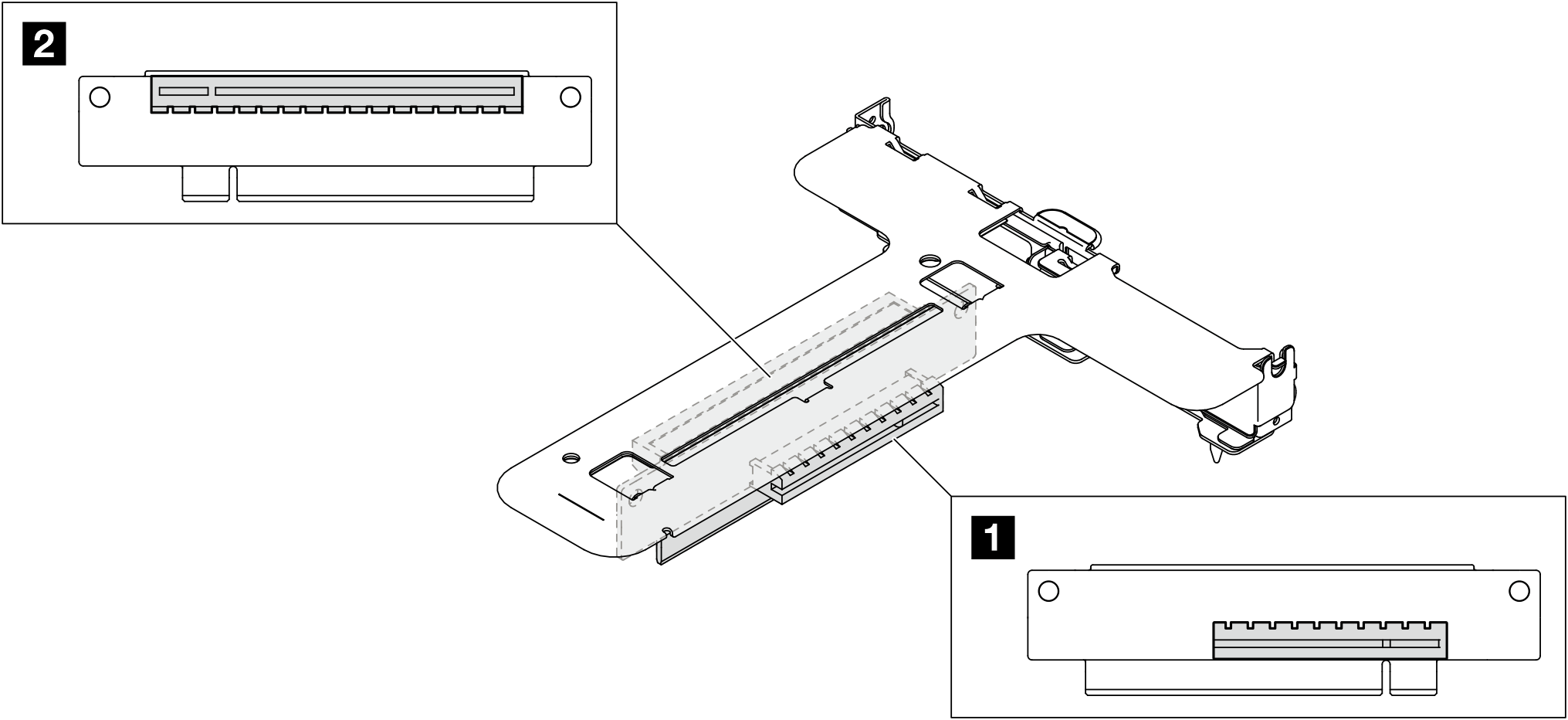 x16/x8 PCIe riser