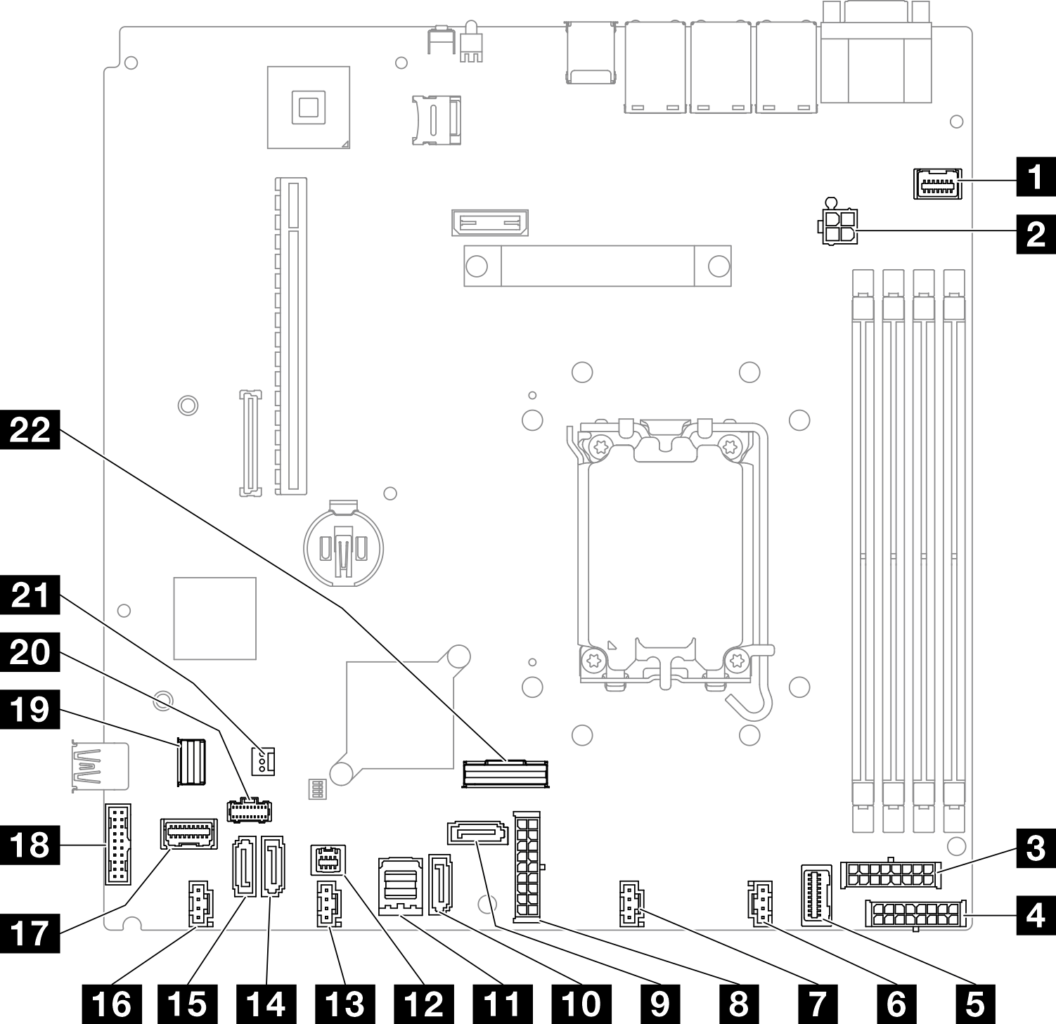 System-board connectors