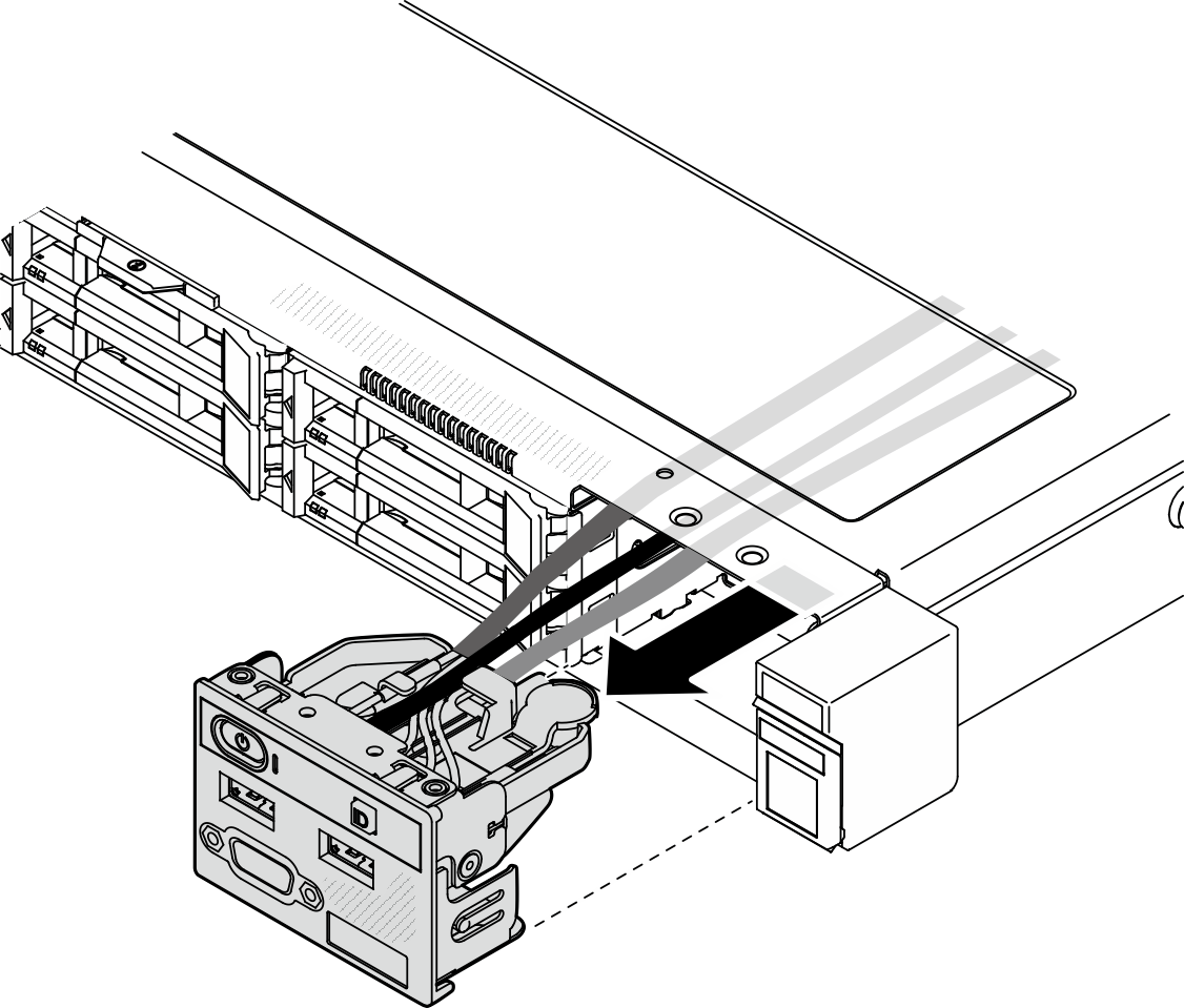 Front I/O module removal