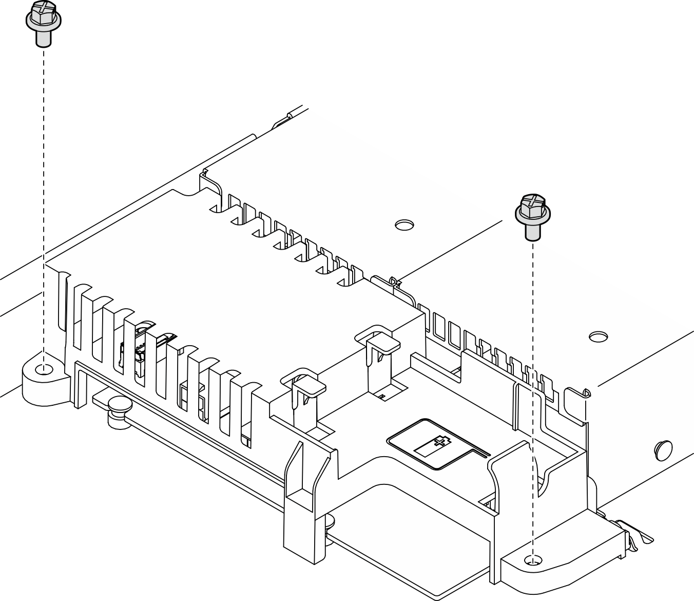 PDB cover screw removal