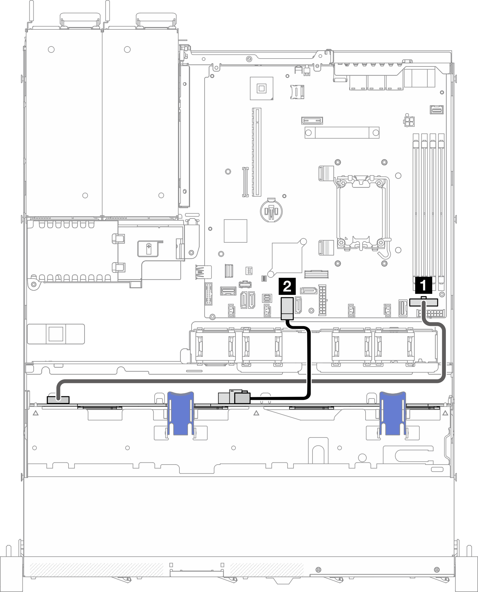 Four SATA/SAS drives (Software RAID)