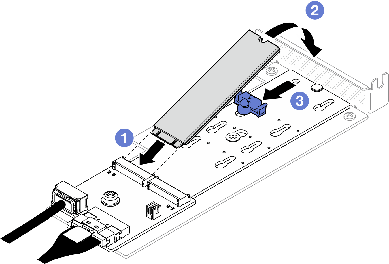 M.2 drive installation