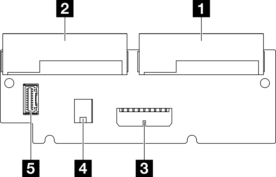 Power distribution board connectors