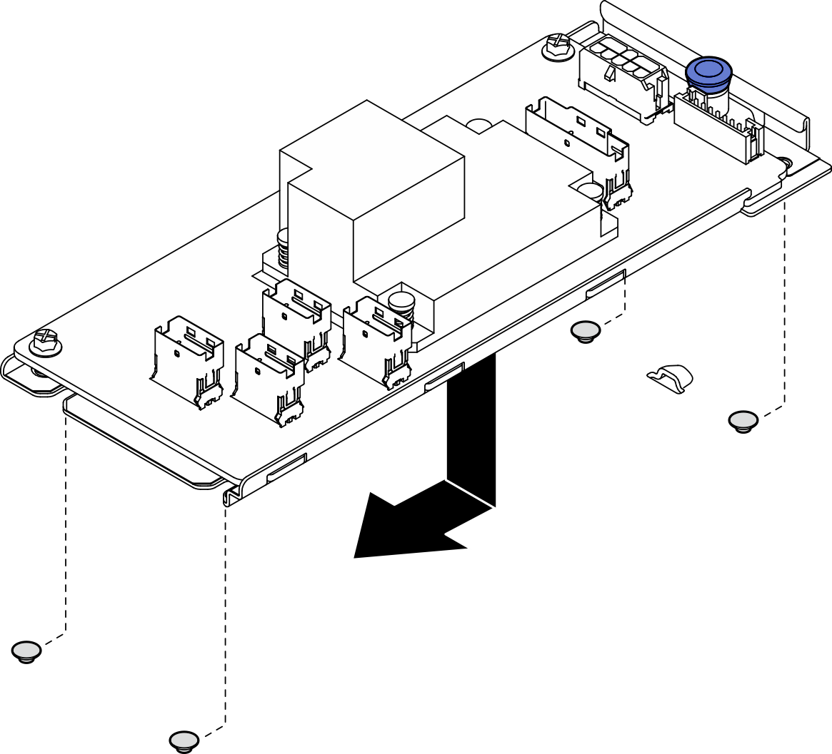 Internal CFF adapter installation