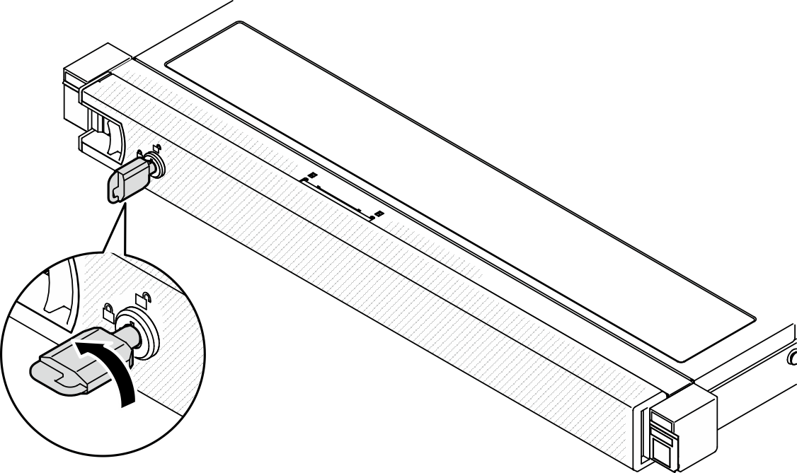 Locking the security bezel