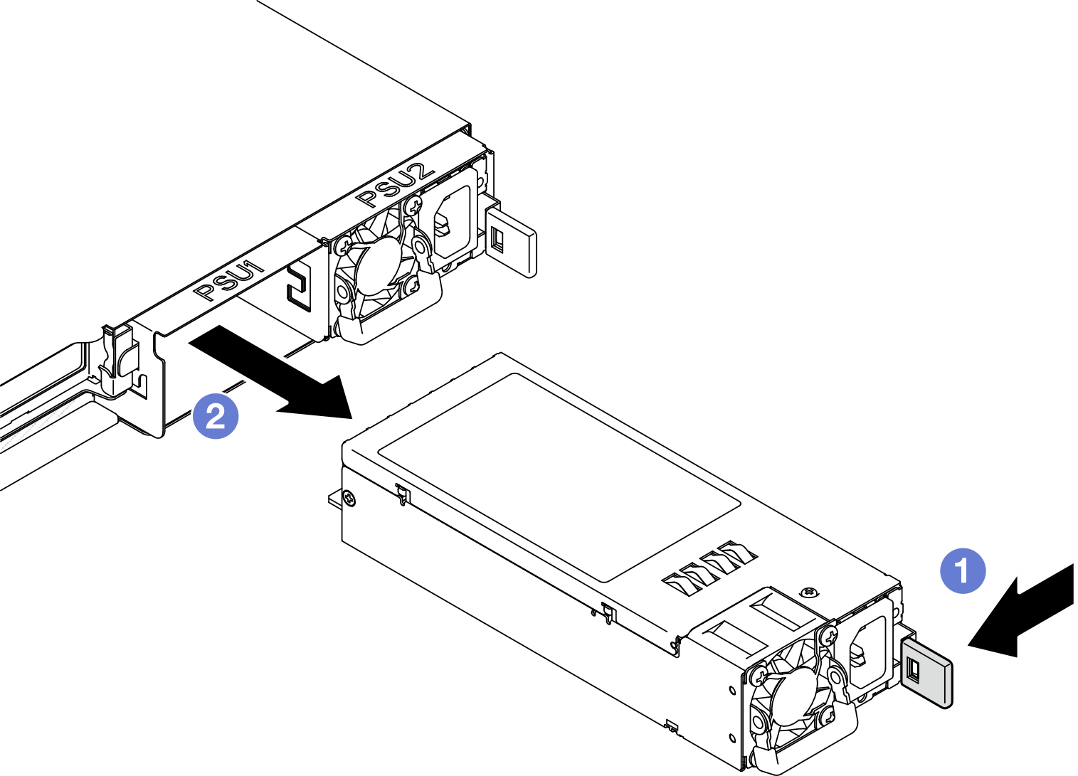 Hot-swap power supply unit