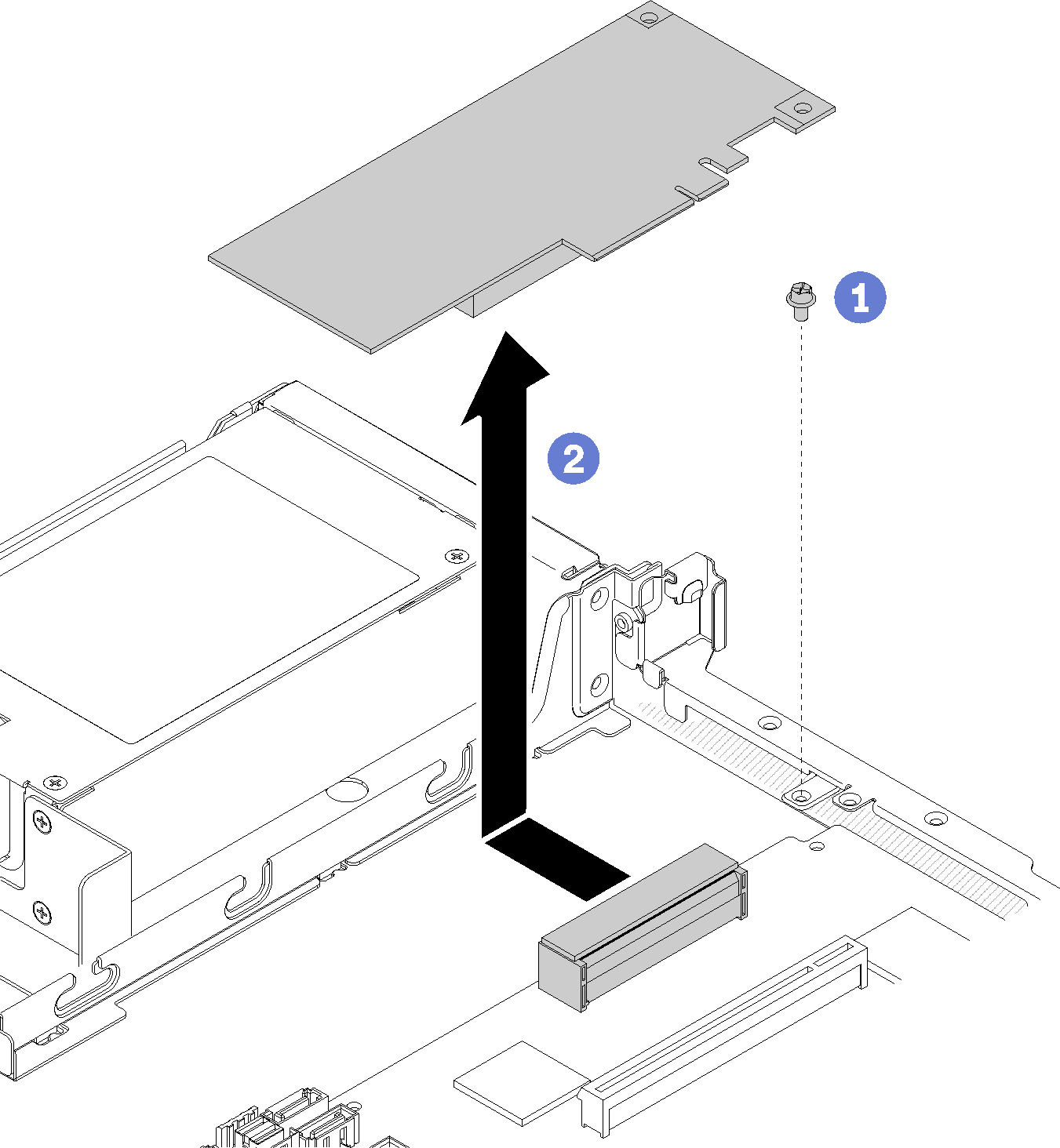 RAID adapter removal