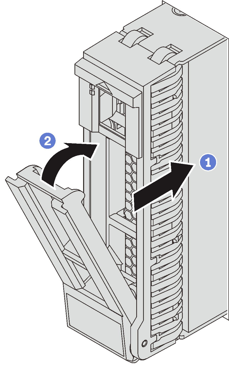 2.5-inch hot-swap drive installation