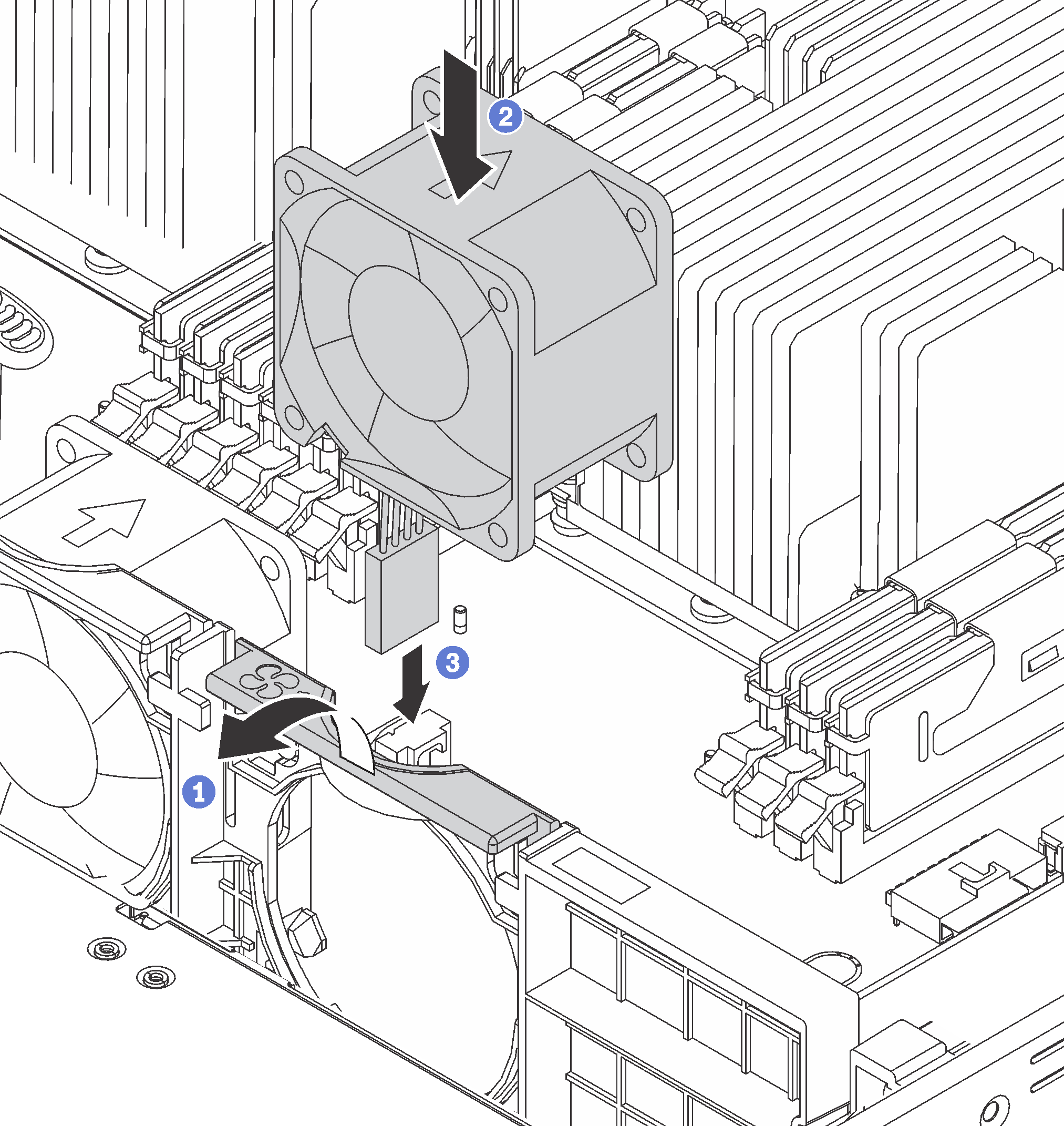 System fan installation