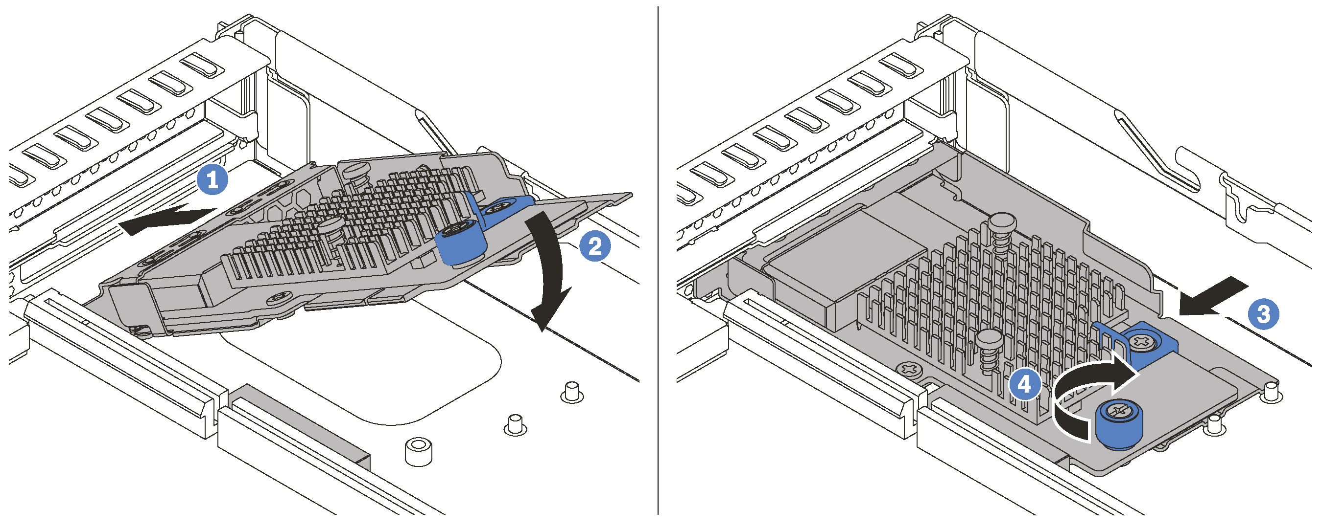 LOM adapter installation