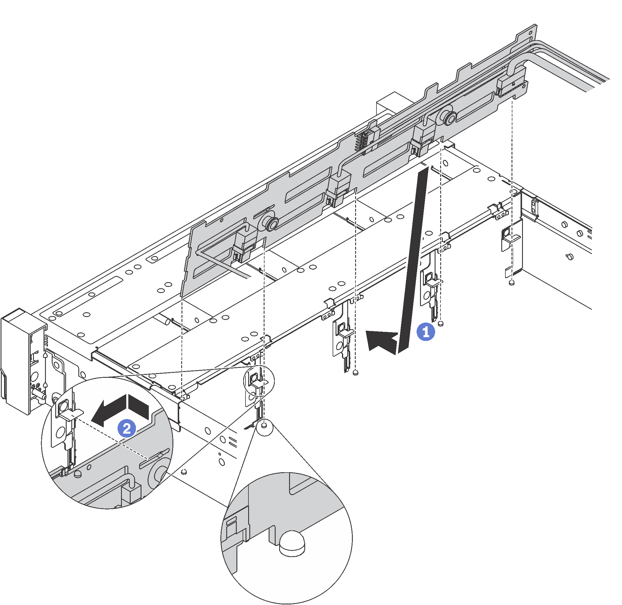 3.5-inch-drive backplane installation