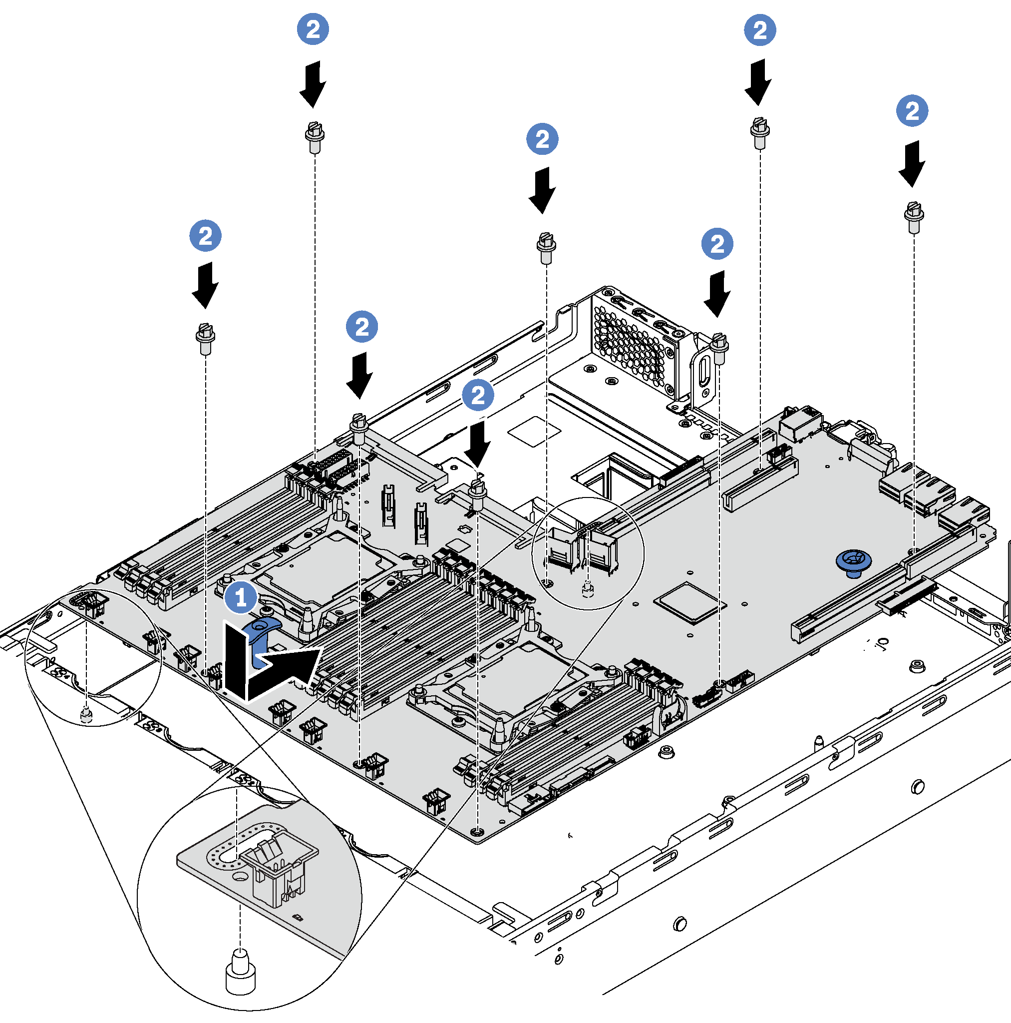 System board installation