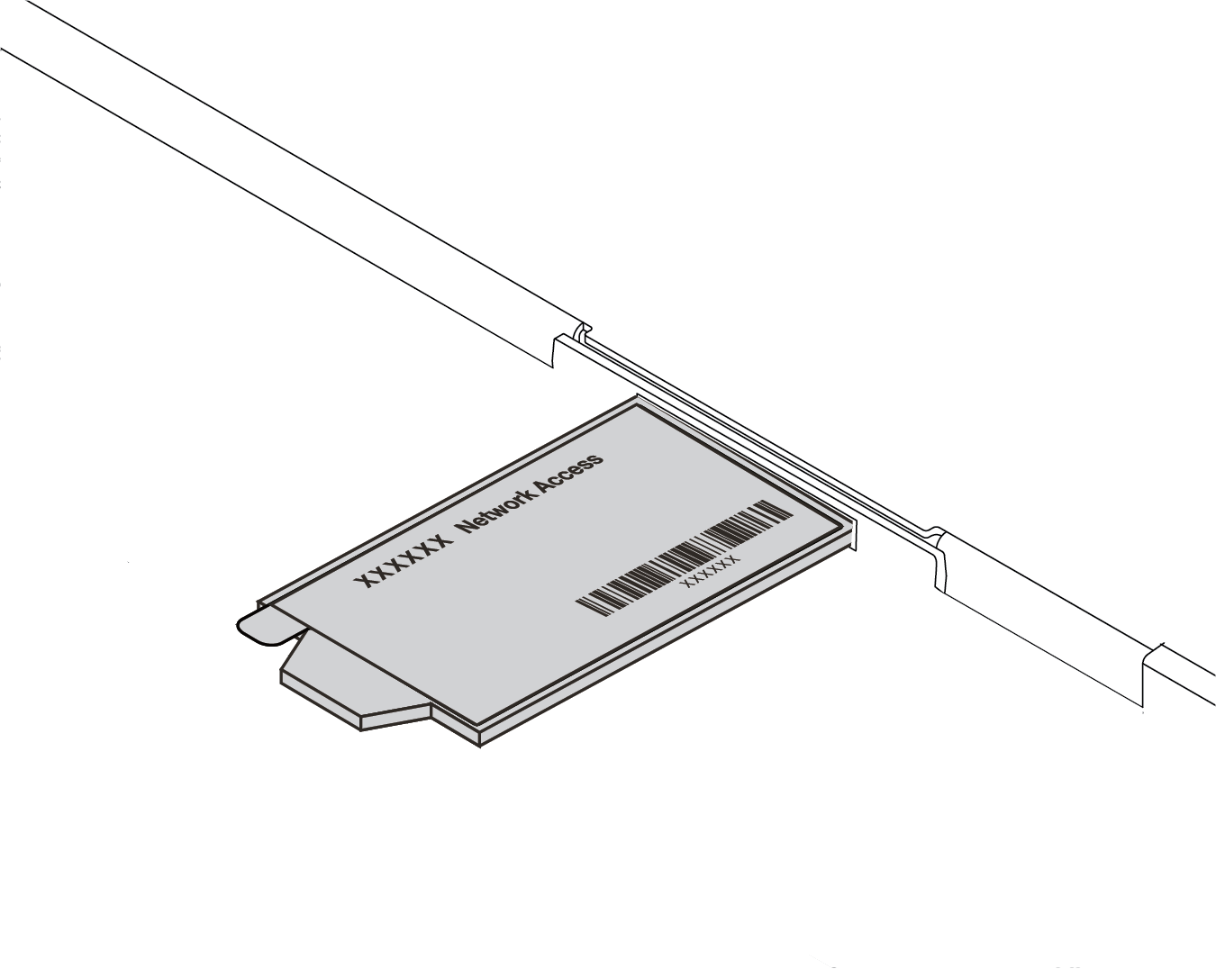 Location of the XClarity Controller network access label