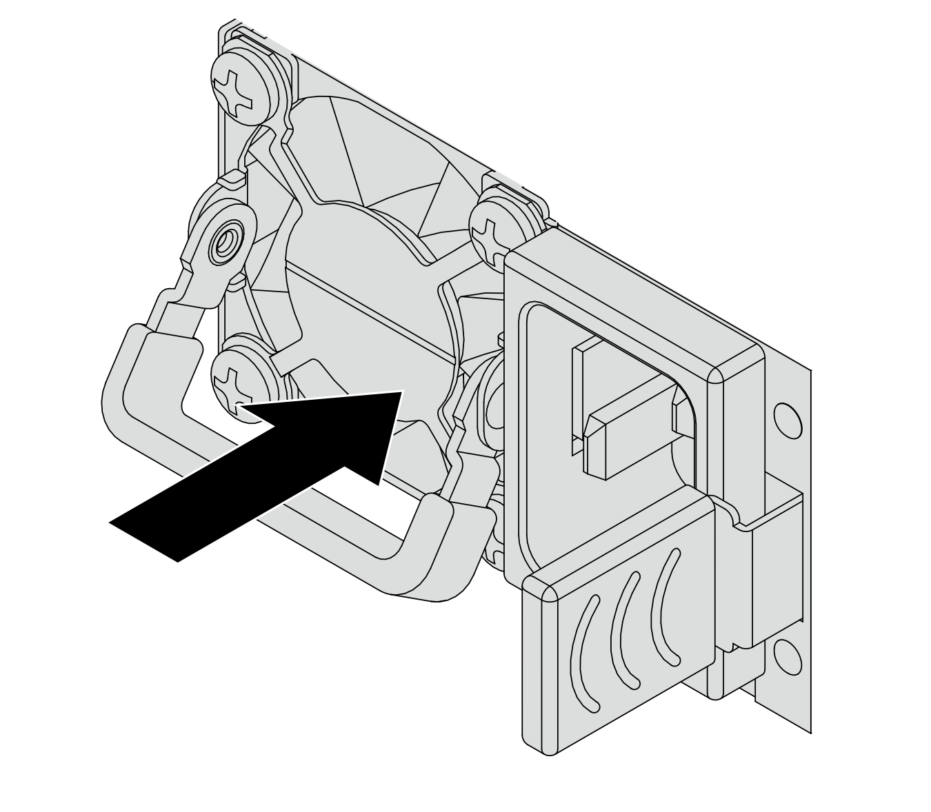 Hot-swap power supply installation