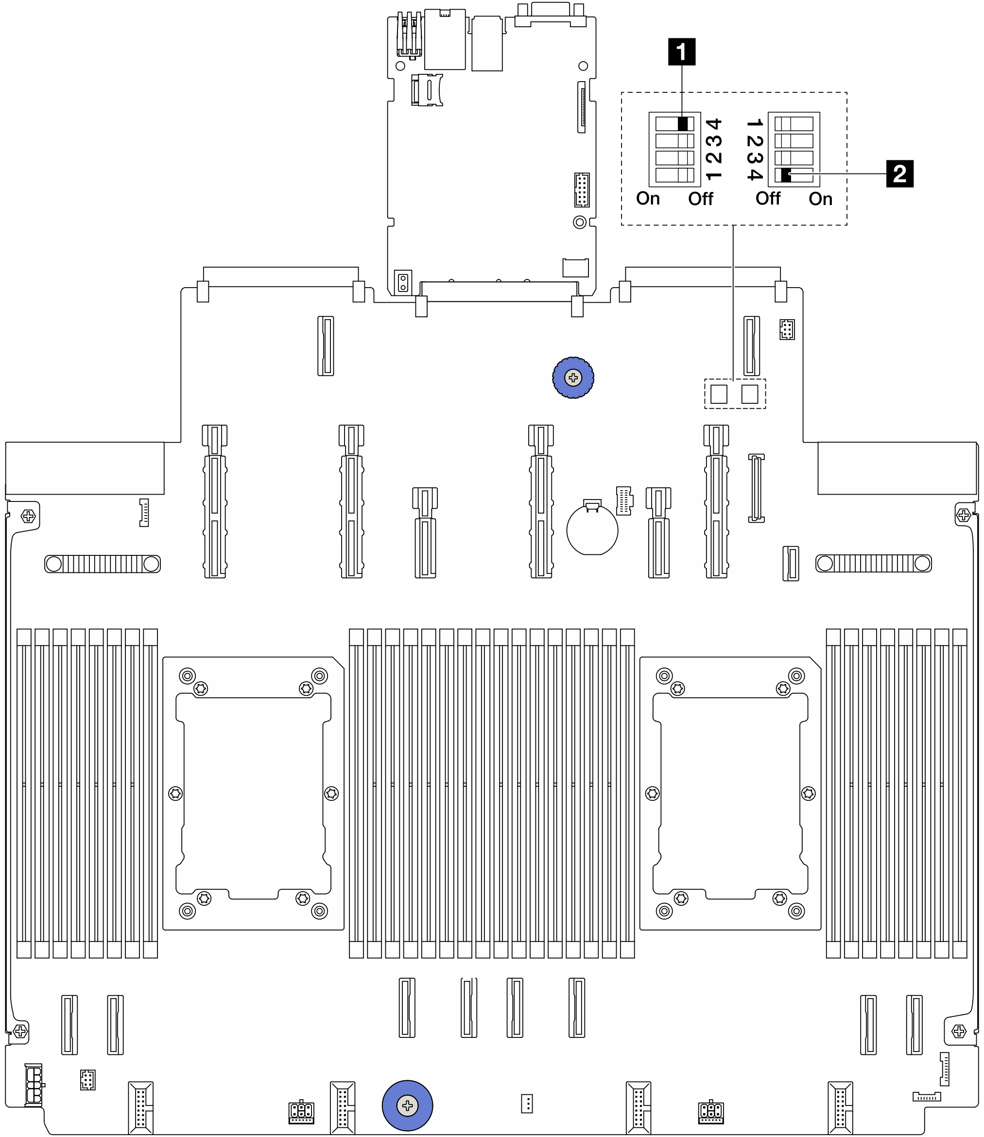 System-board switches