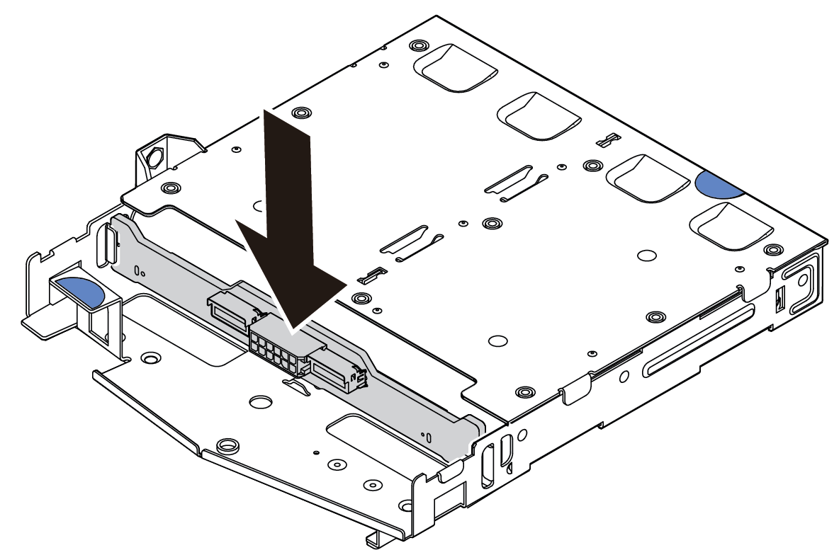 Rear backplane installation