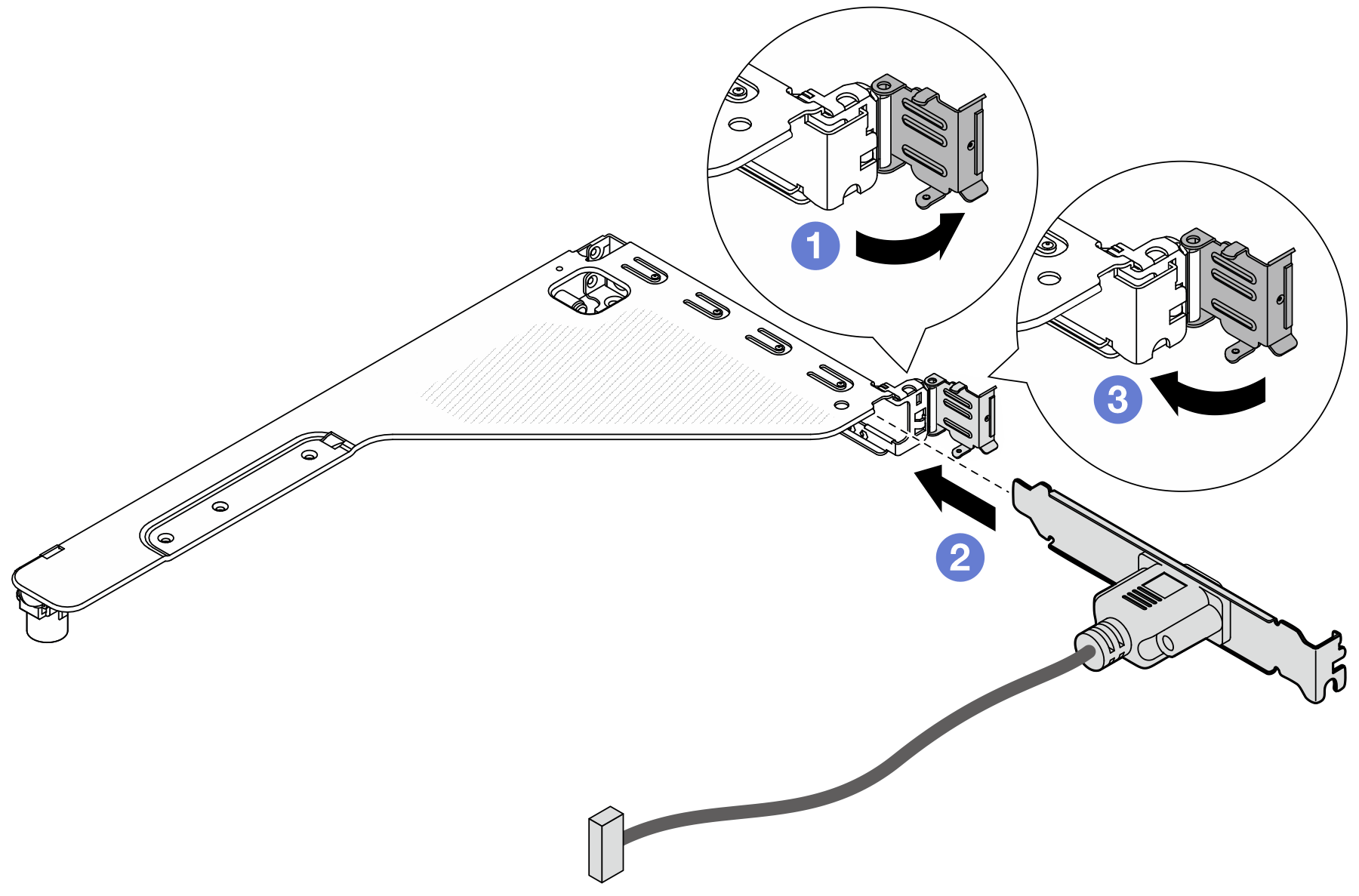 Installing the serial port module