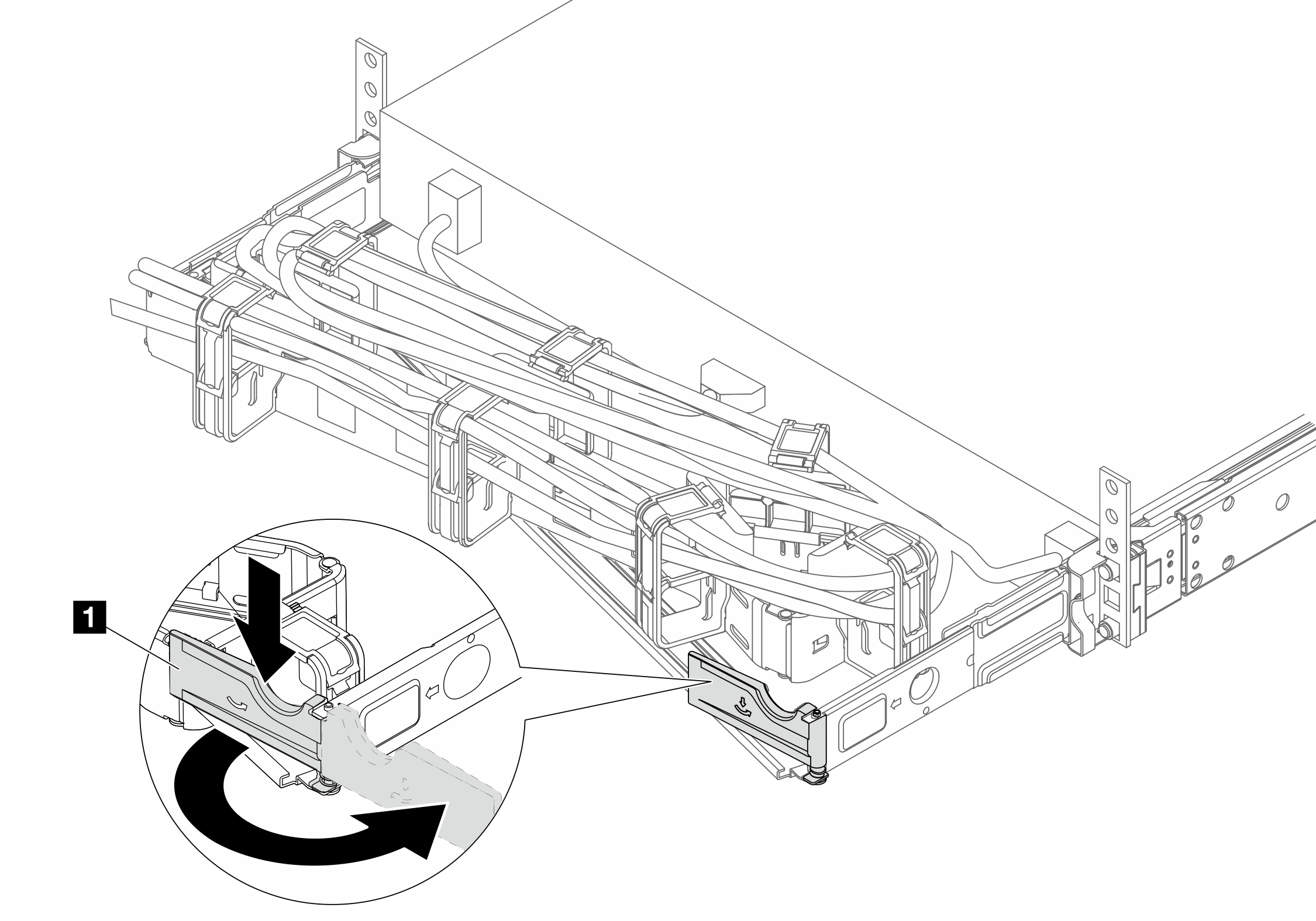 Adjusting the CMA to get access to the power supply