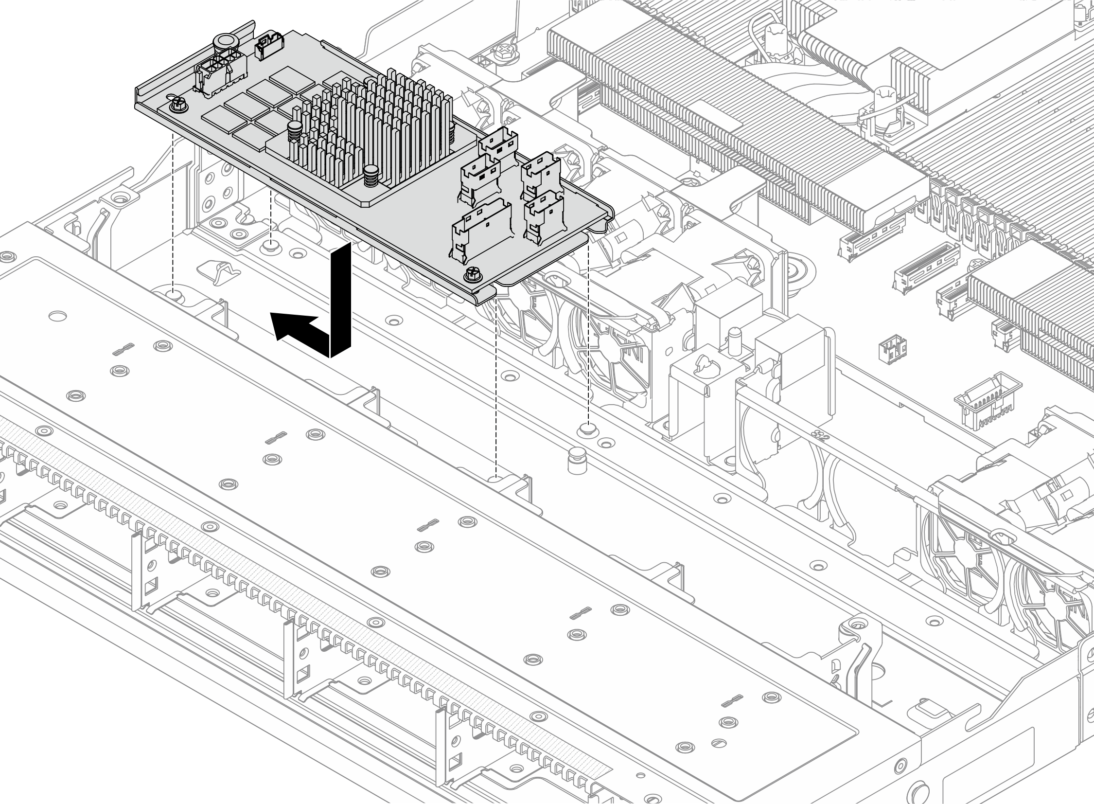 internal CFF adapter installation