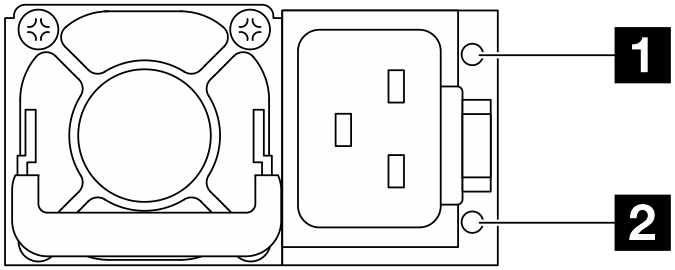 Power supply LEDs