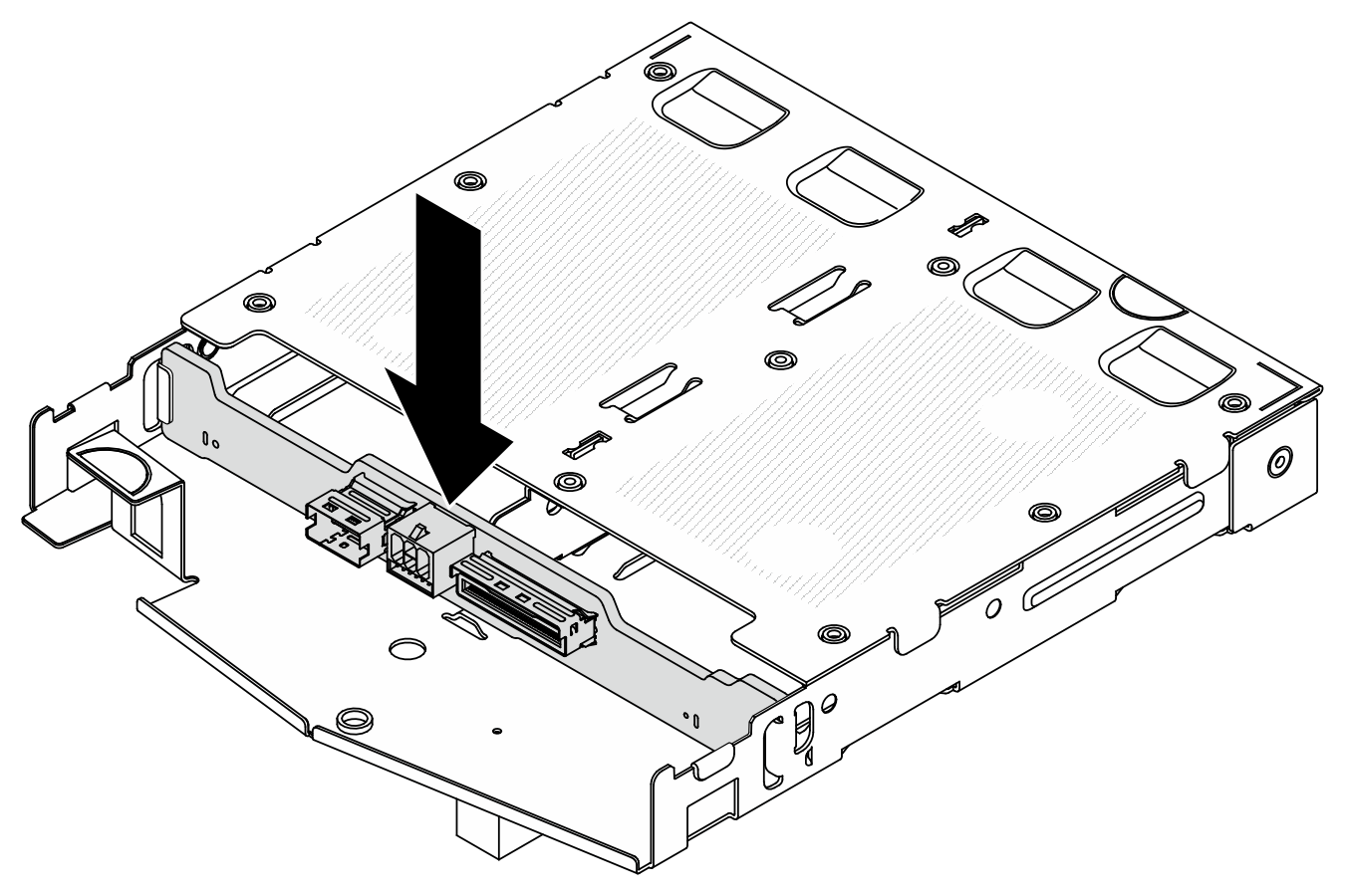 Rear backplane installation