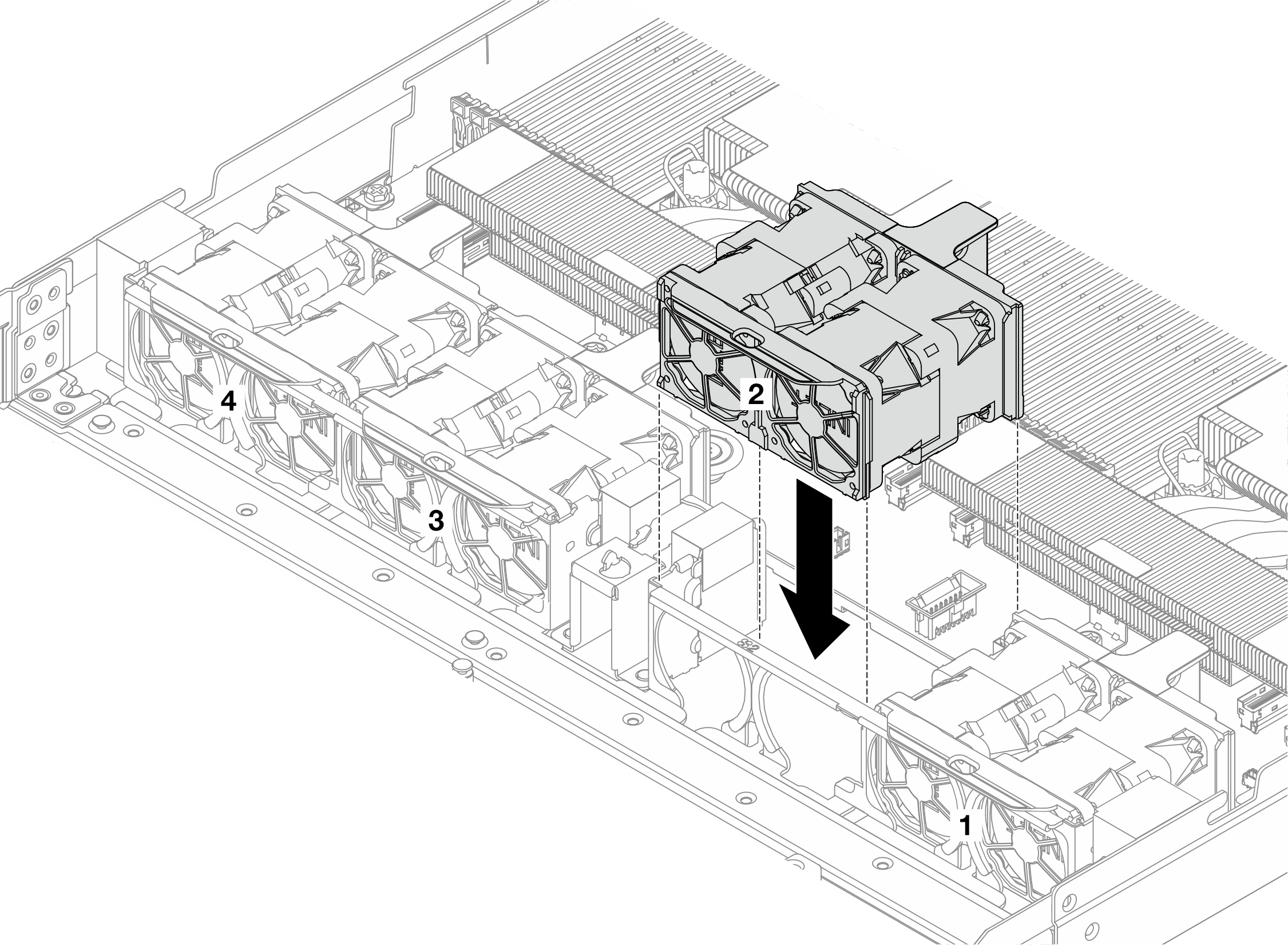 System fan-pack installation