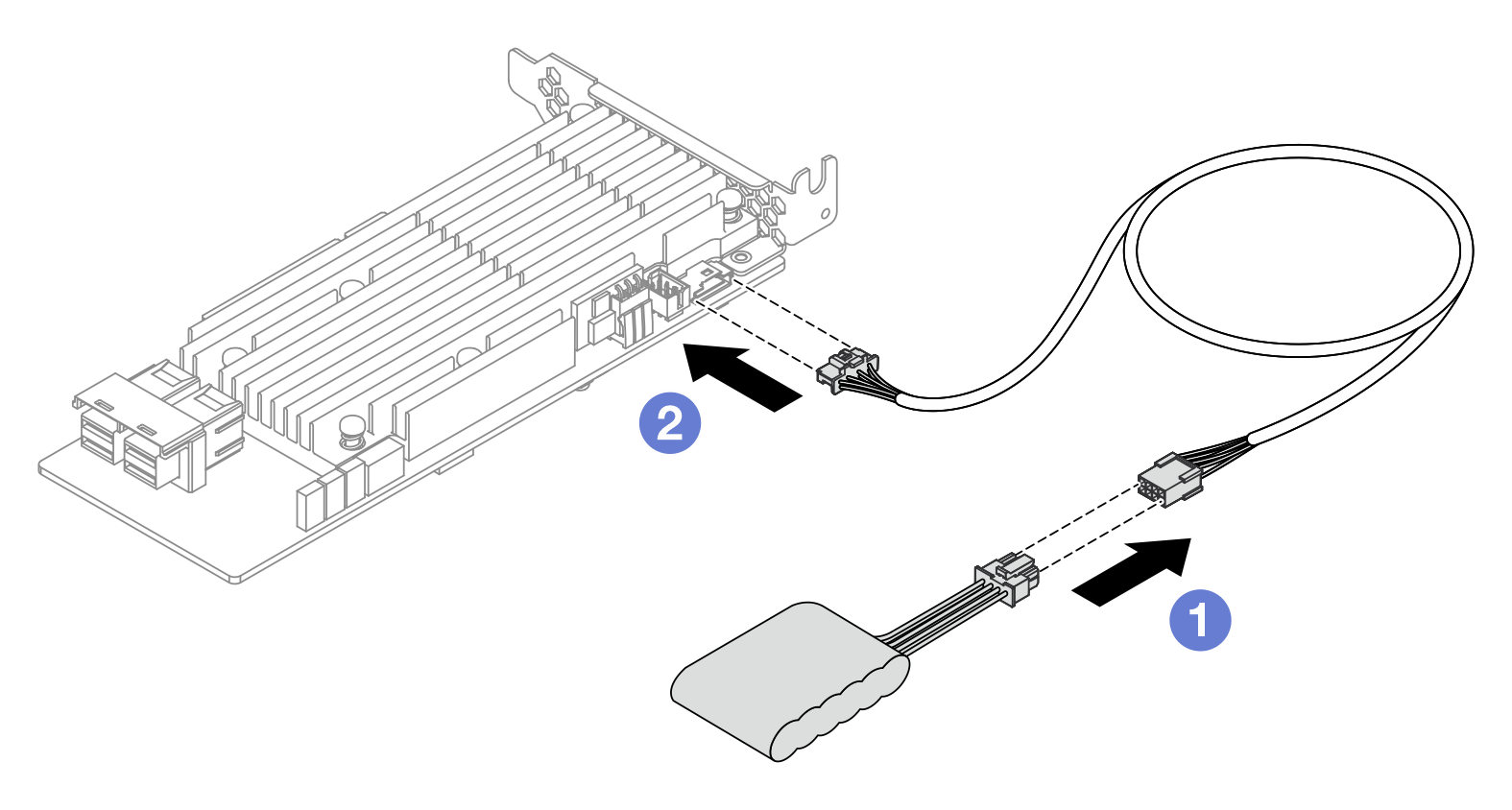 Power cable routing for other components