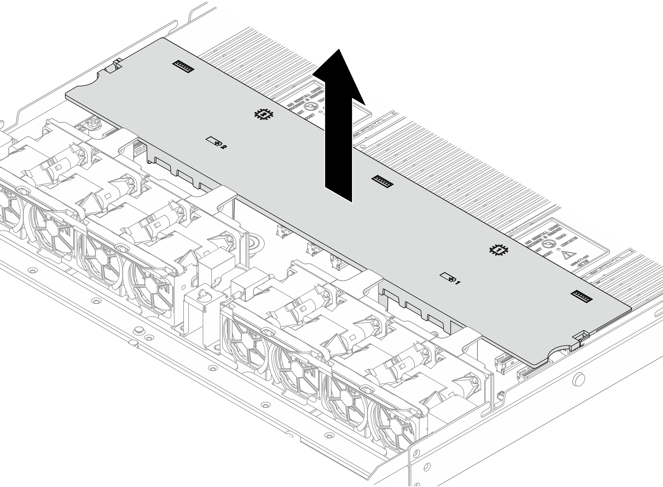 Air baffle removal