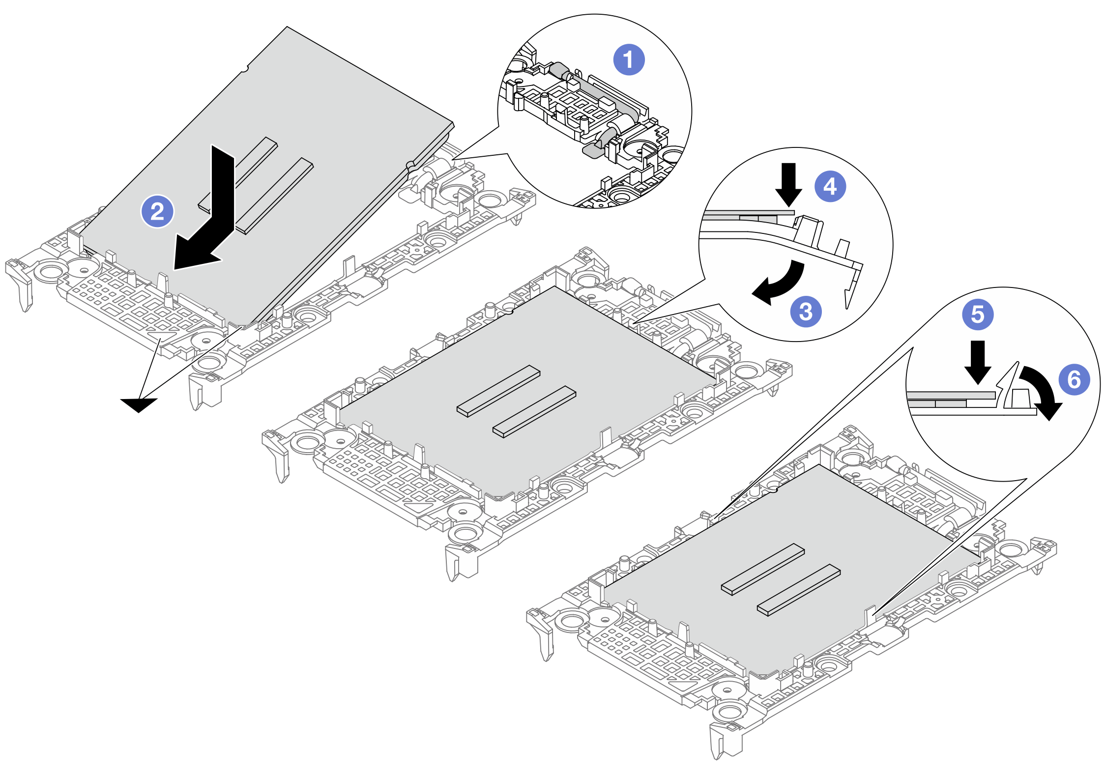 Installing a processor carrier