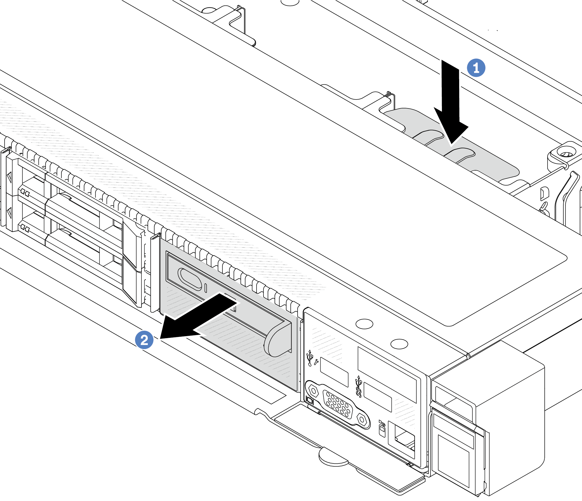 Integrated diagnostics panel assembly removal