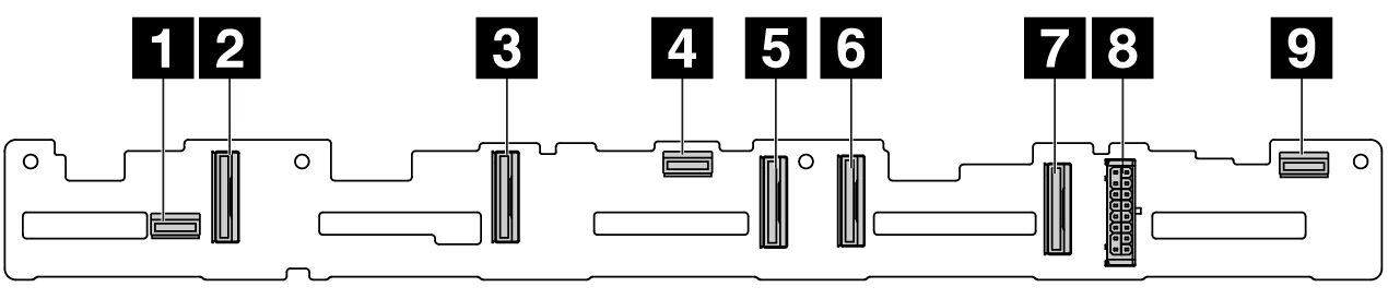 10x2.5-inch AnyBay front backplane (Gen 4)