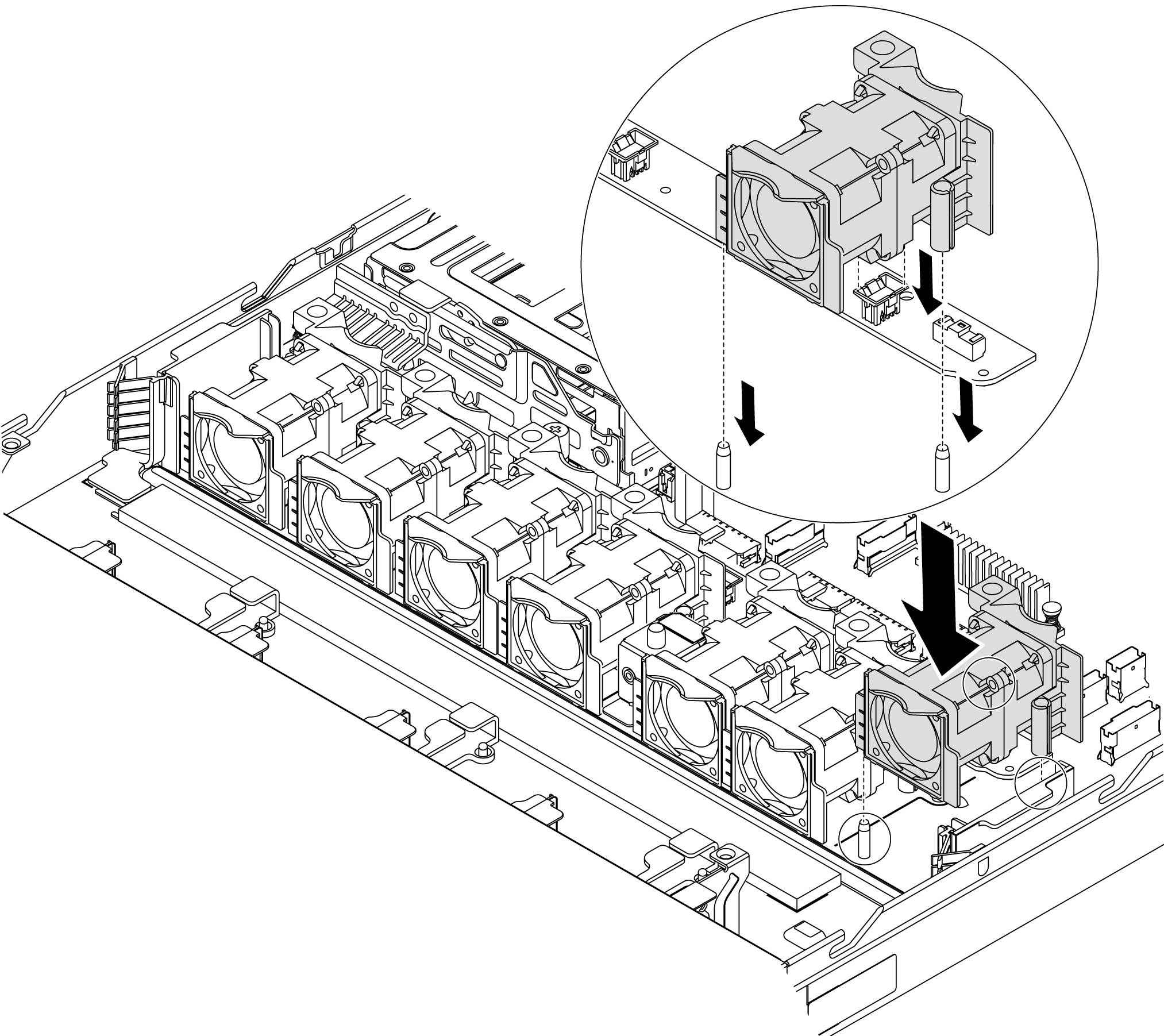 System fan installation